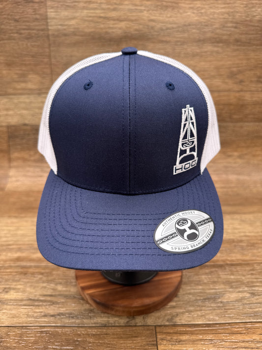 3029T-NVWH "HOG" 6-Panel Trucker Cap by Hooey