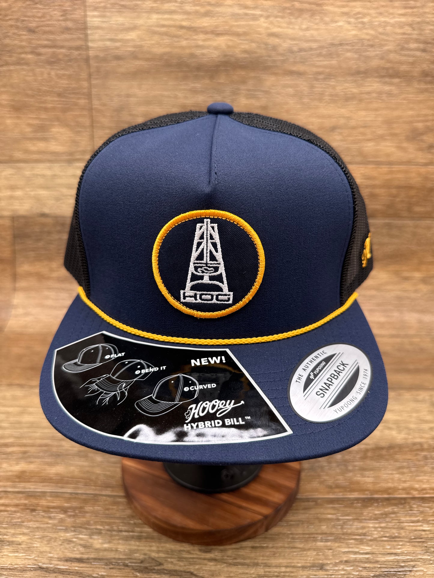 3027T-NV Rose Hog Circle Patch Cap by Hooey