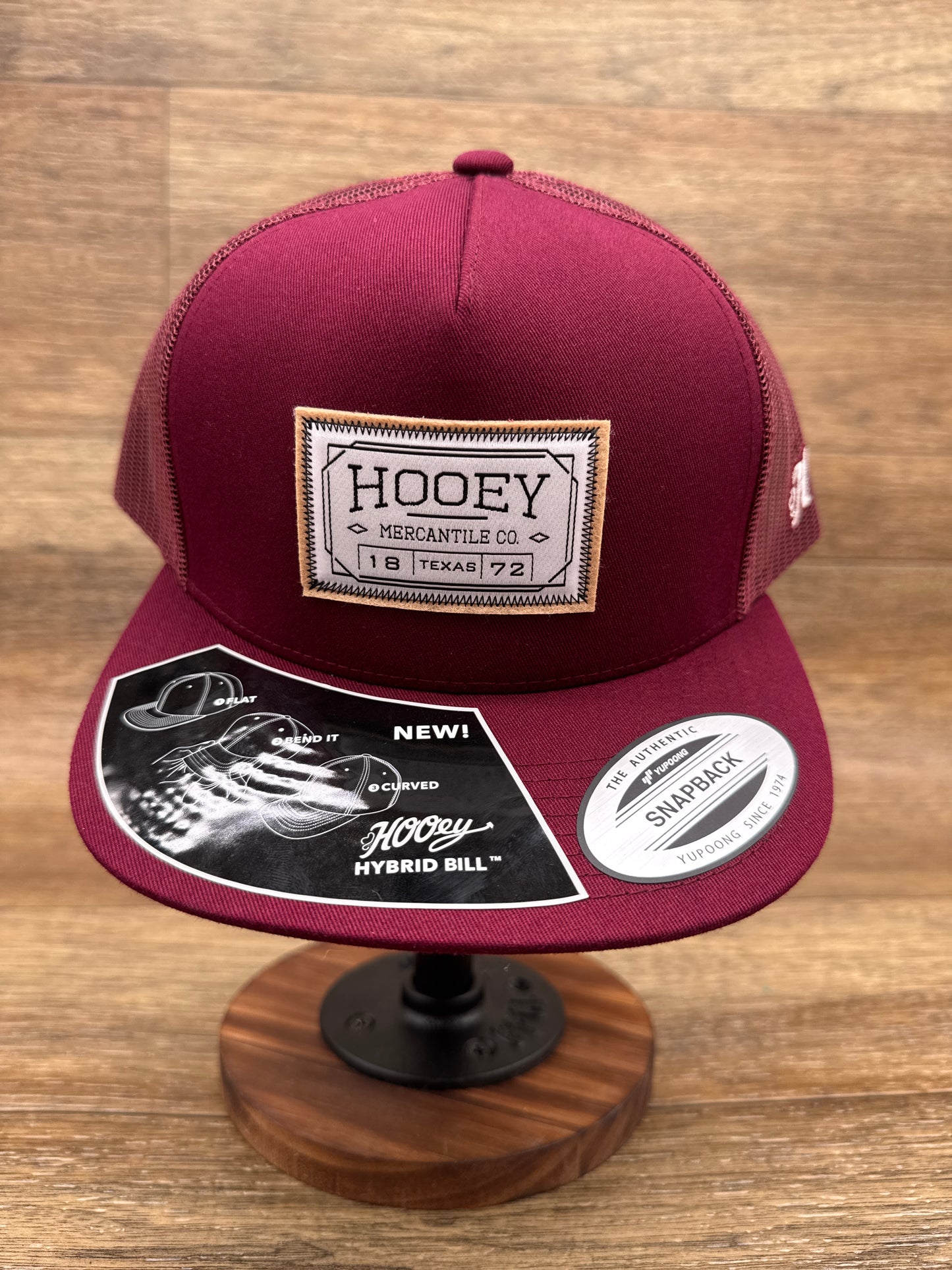 2502T-MA Doc Maroon Cap by Hooey