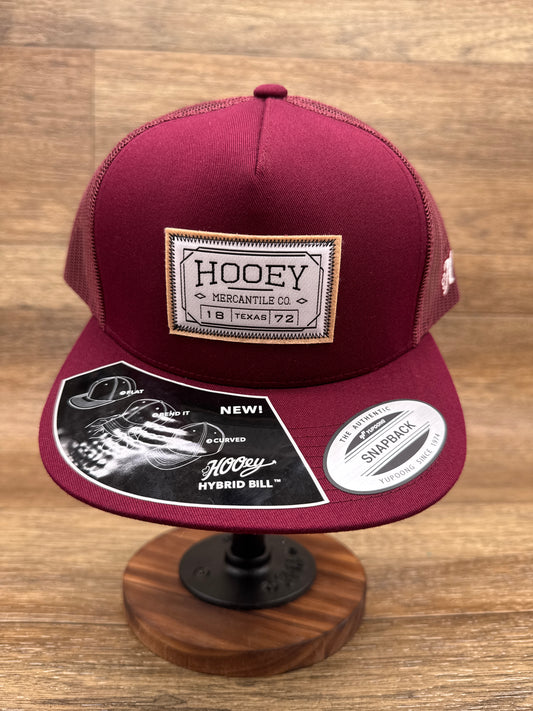 2502T-MA Doc Maroon Cap by Hooey