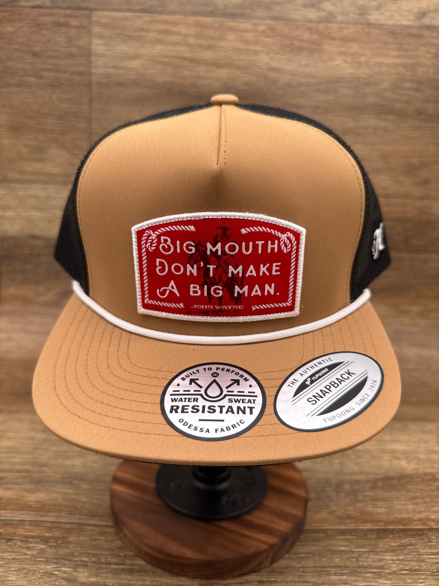 2567T-TNBK John Wayne Tan & Black Cap by Hooey