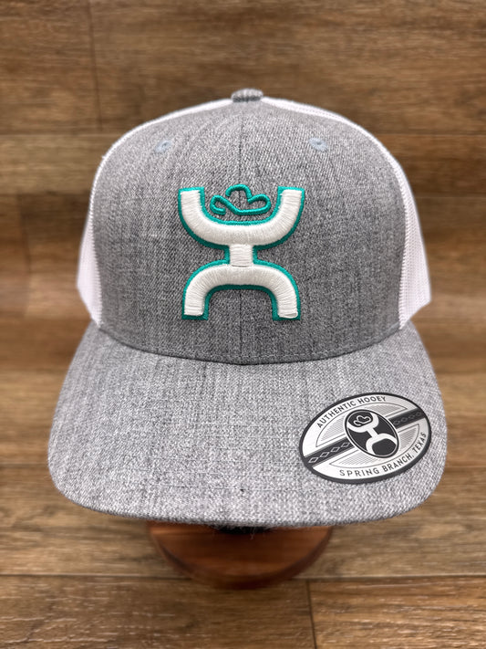 2217T-GYWH Sterling Grey & White Cap by Hooey