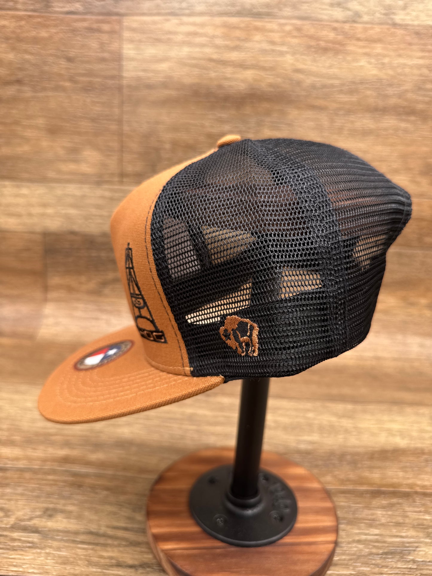9713T-TNBK Hog Tan & Black Cap by Hooey
