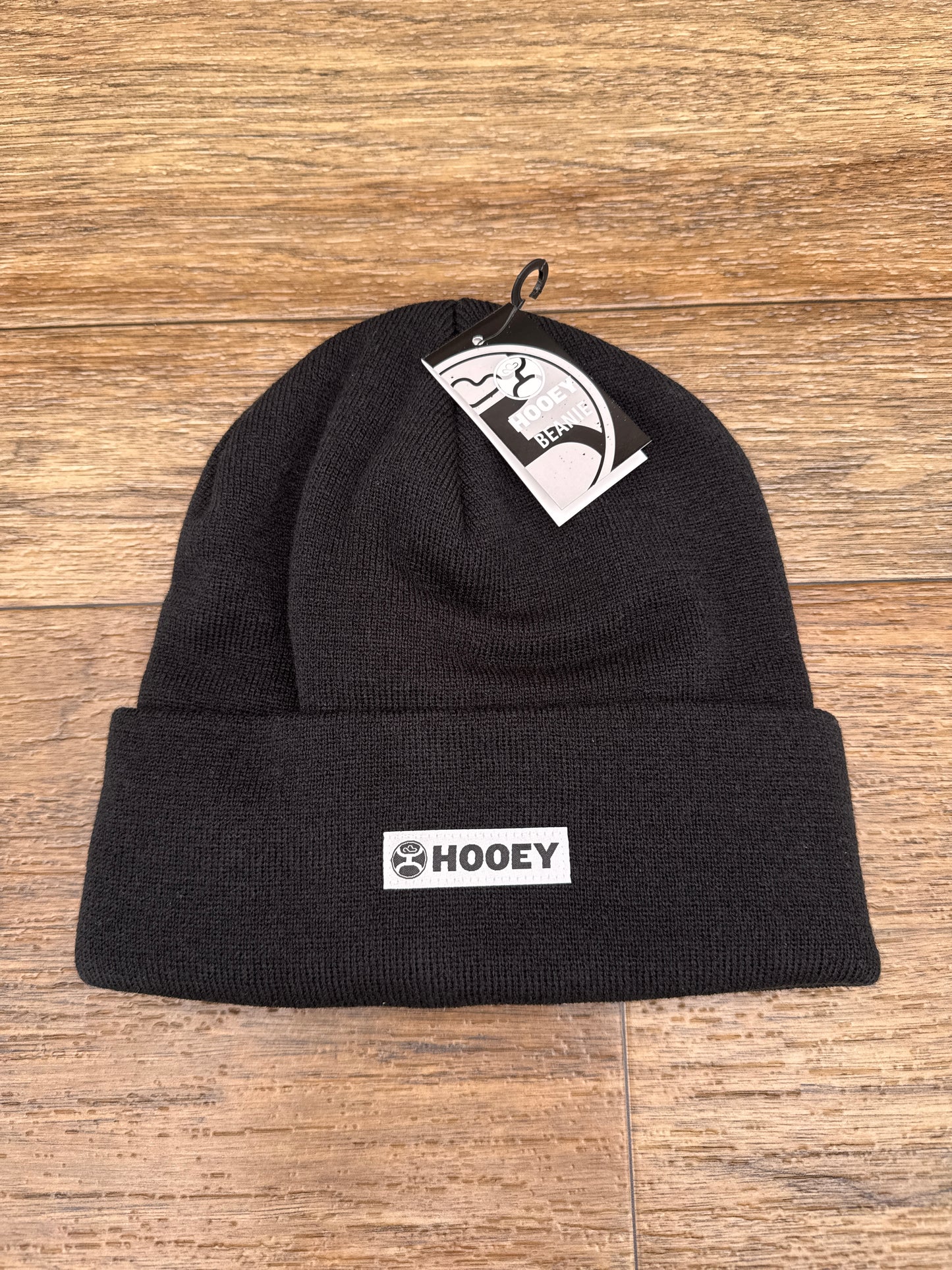 2054BK Black & White Beanie by Hooey