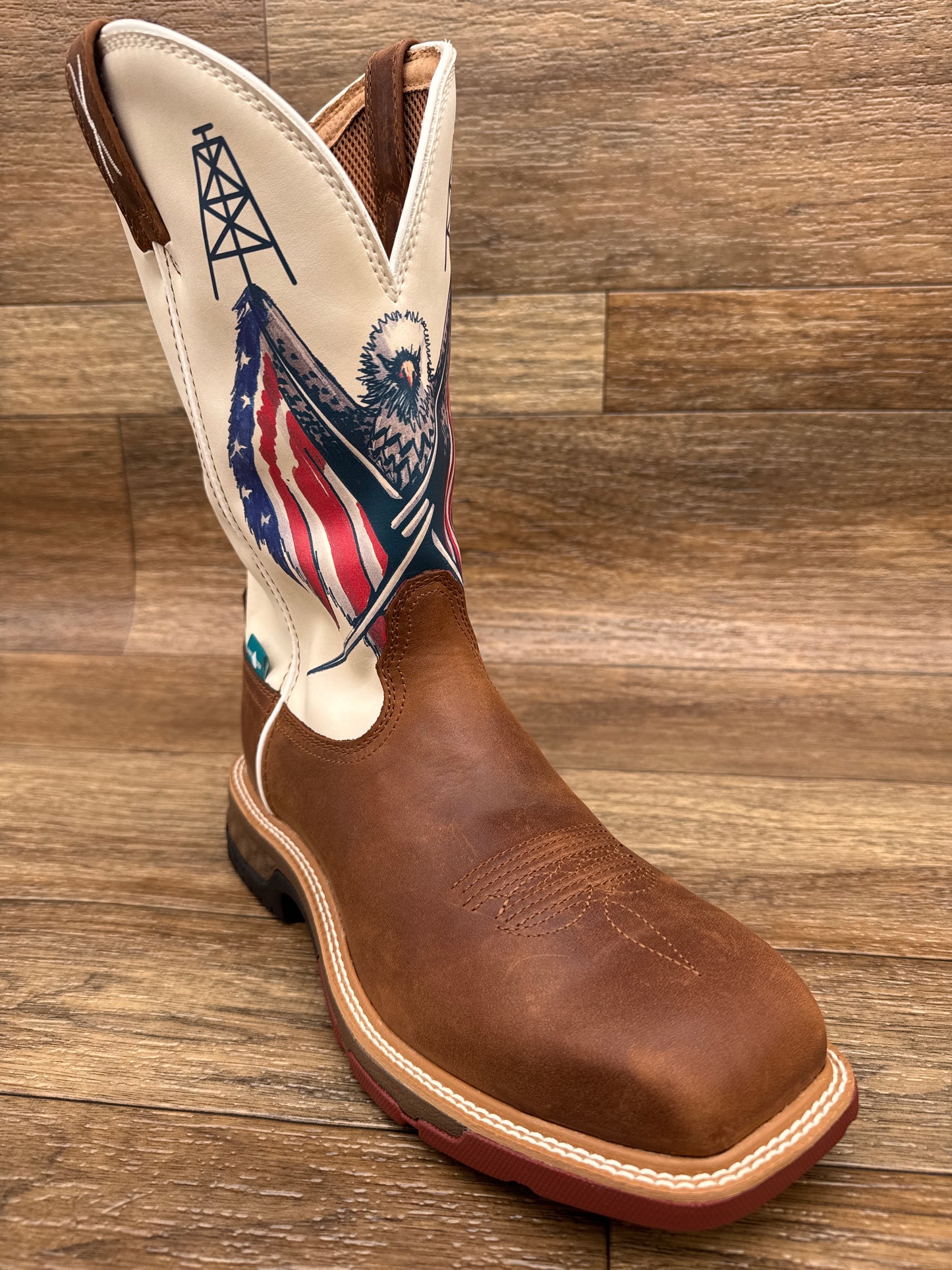 MXBNW05 Men's Waterproof Nano Toe Cell stretch Work Boot by Twisted X