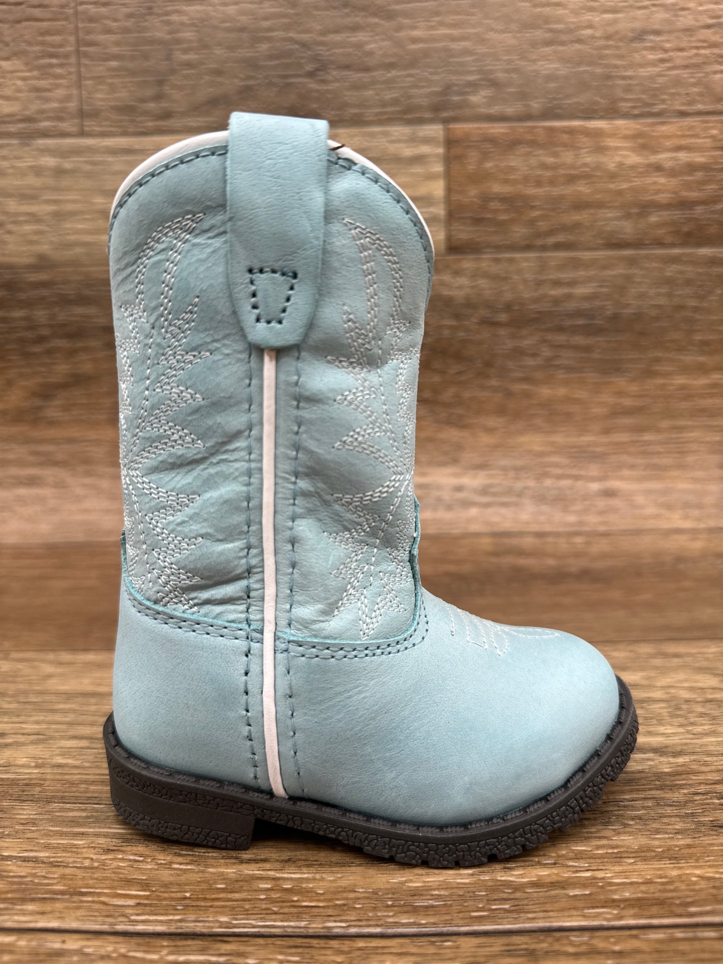 3552T Toddler's Hopalong Light Blue Western Boot by Smoky Mountain