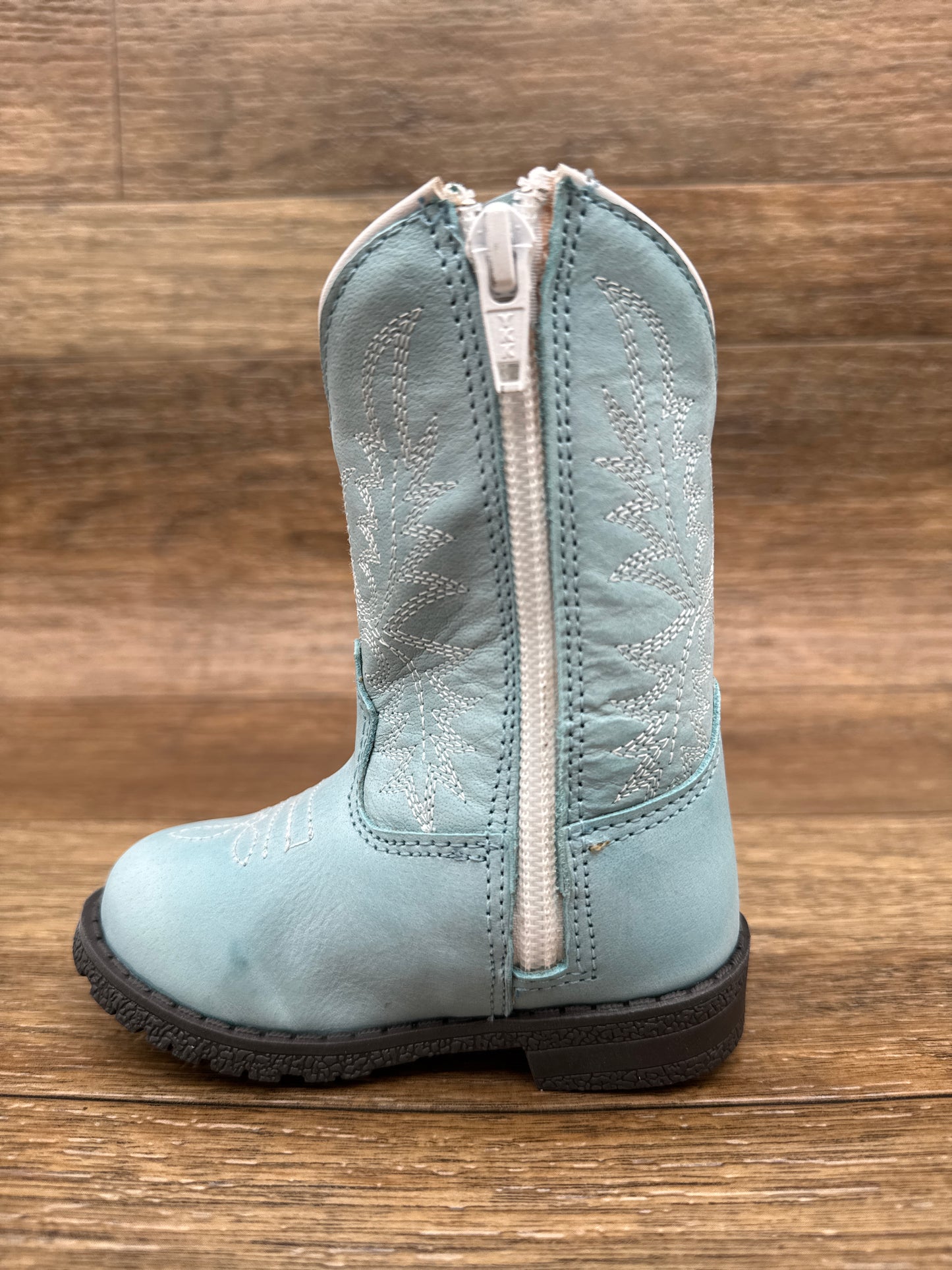 3552T Toddler's Hopalong Light Blue Western Boot by Smoky Mountain