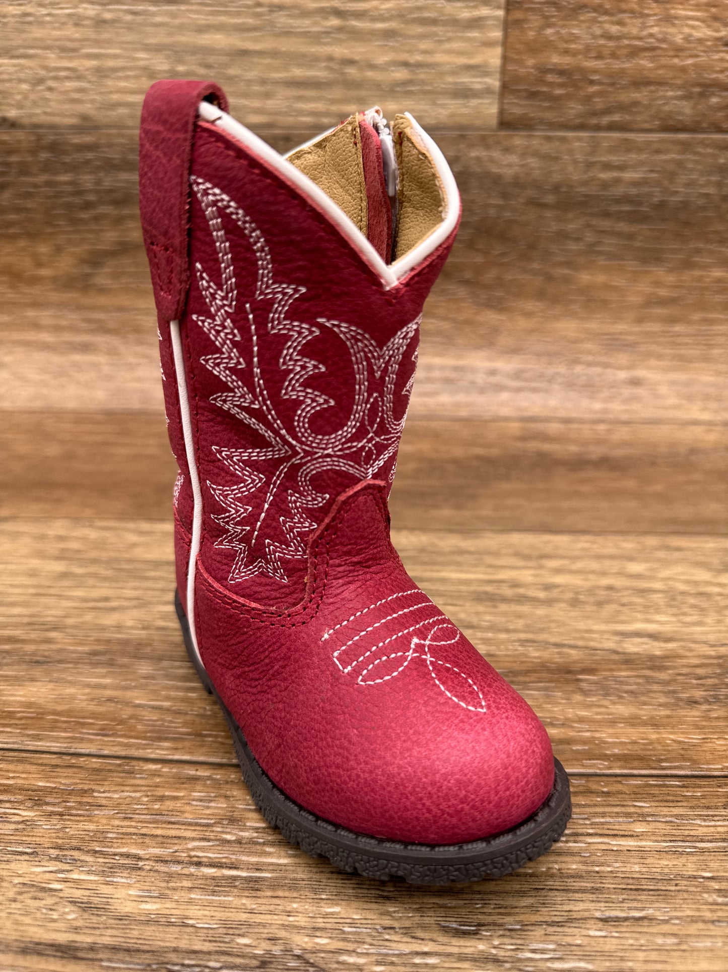 3550T Toddler's Hopalong Western Boot in Faded Red by Smoky Mountain