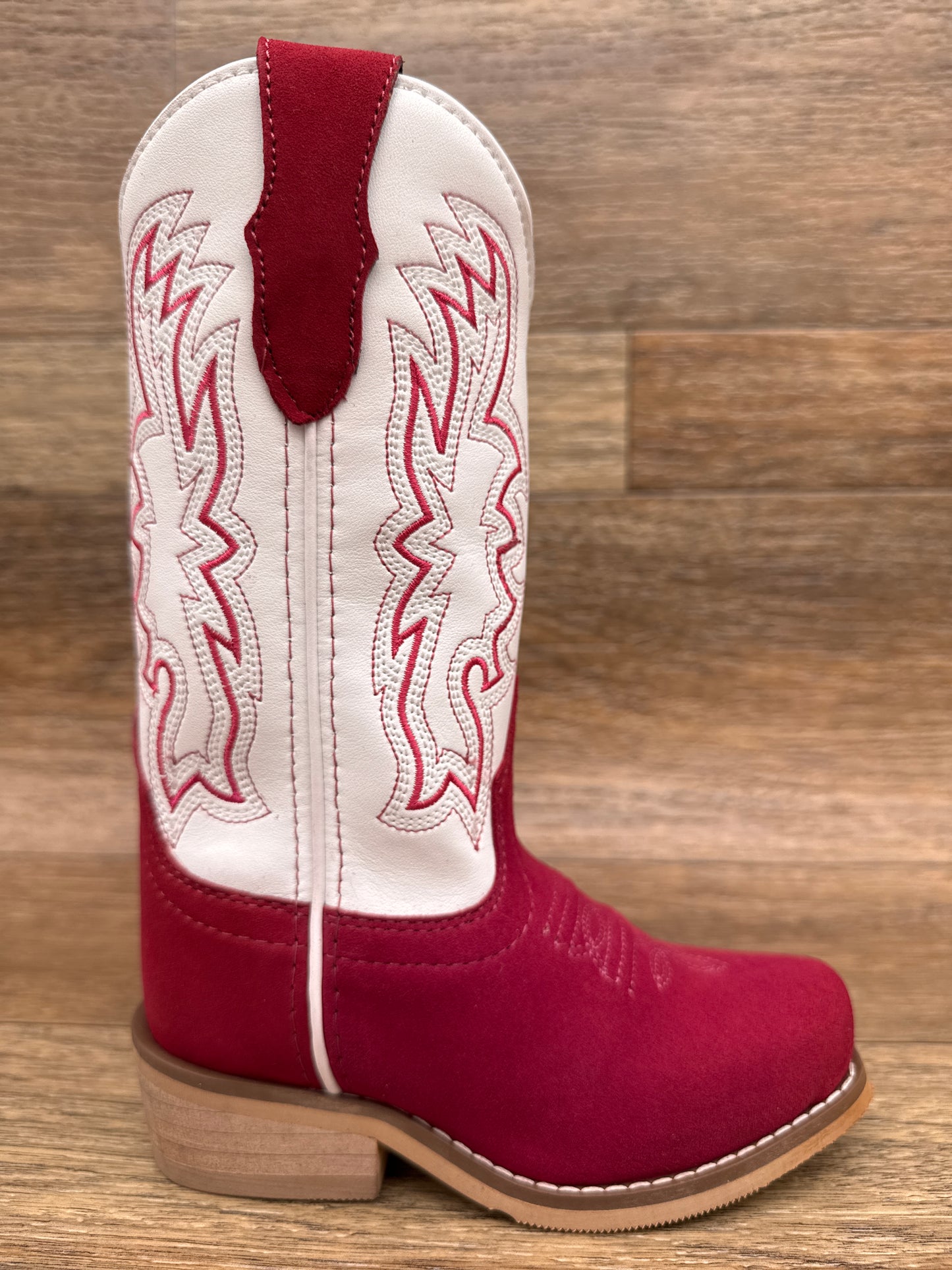 3506 Girl's Wichita Square Toe Western Boot by Smoky Mountain
