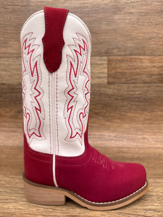 3506 Girl's Wichita Square Toe Western Boot by Smoky Mountain