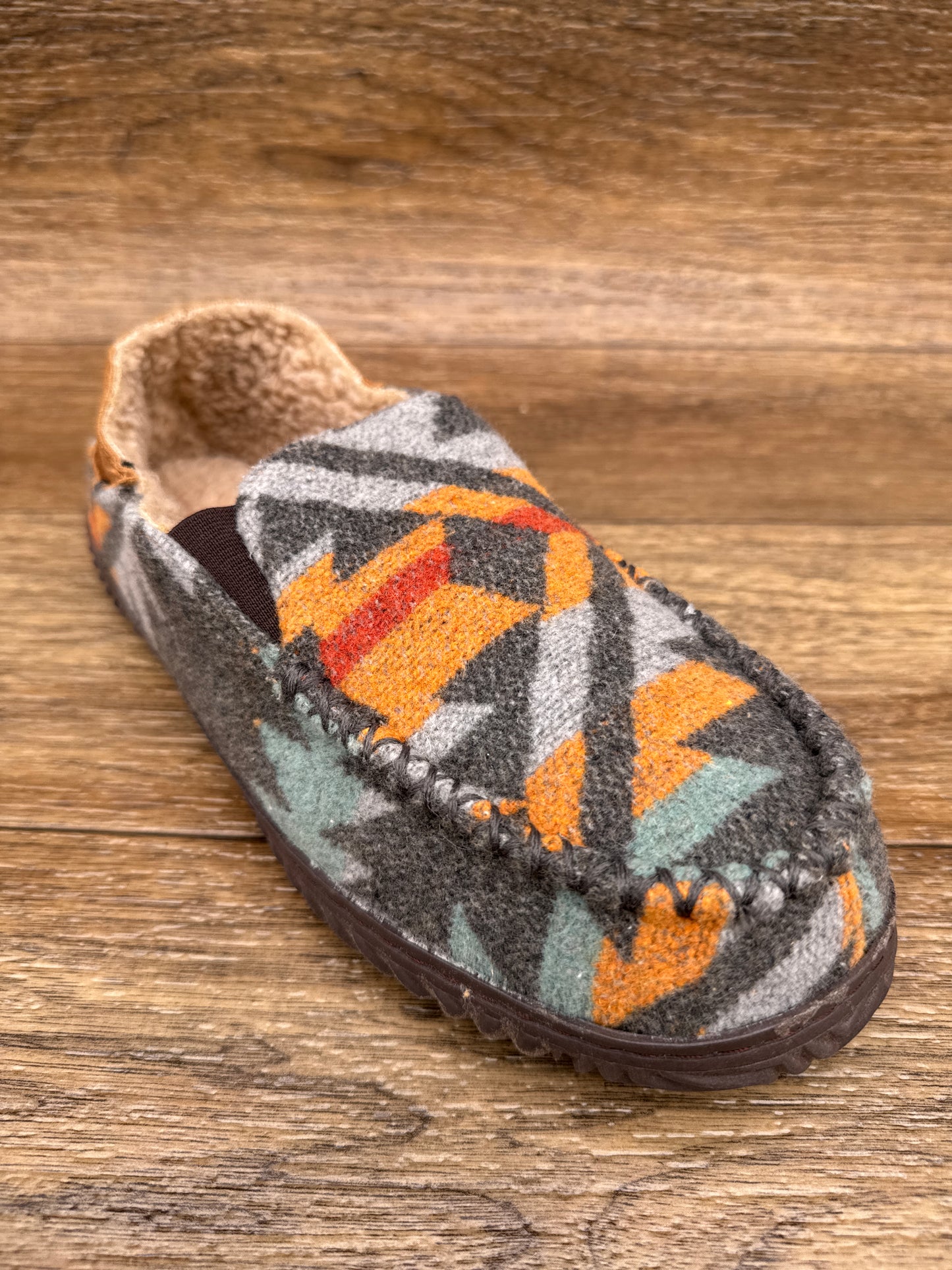 5739897 Men's Charlie Aztec Moccasin Slippers by M&F Western Products