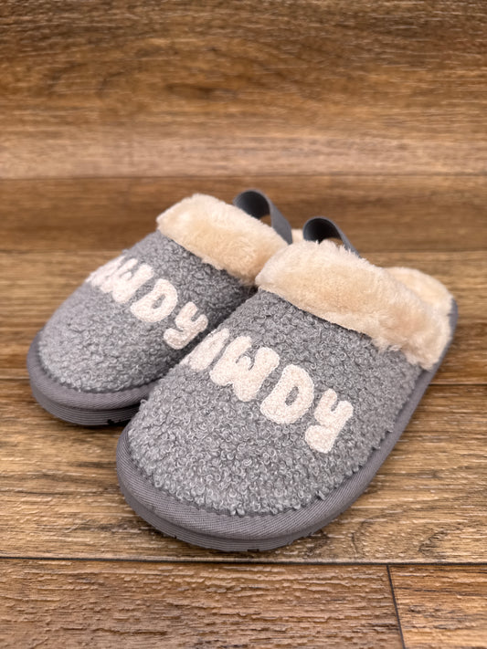 5740212 Youth Kinsey Slide Howdy Slippers by M&F Western Products