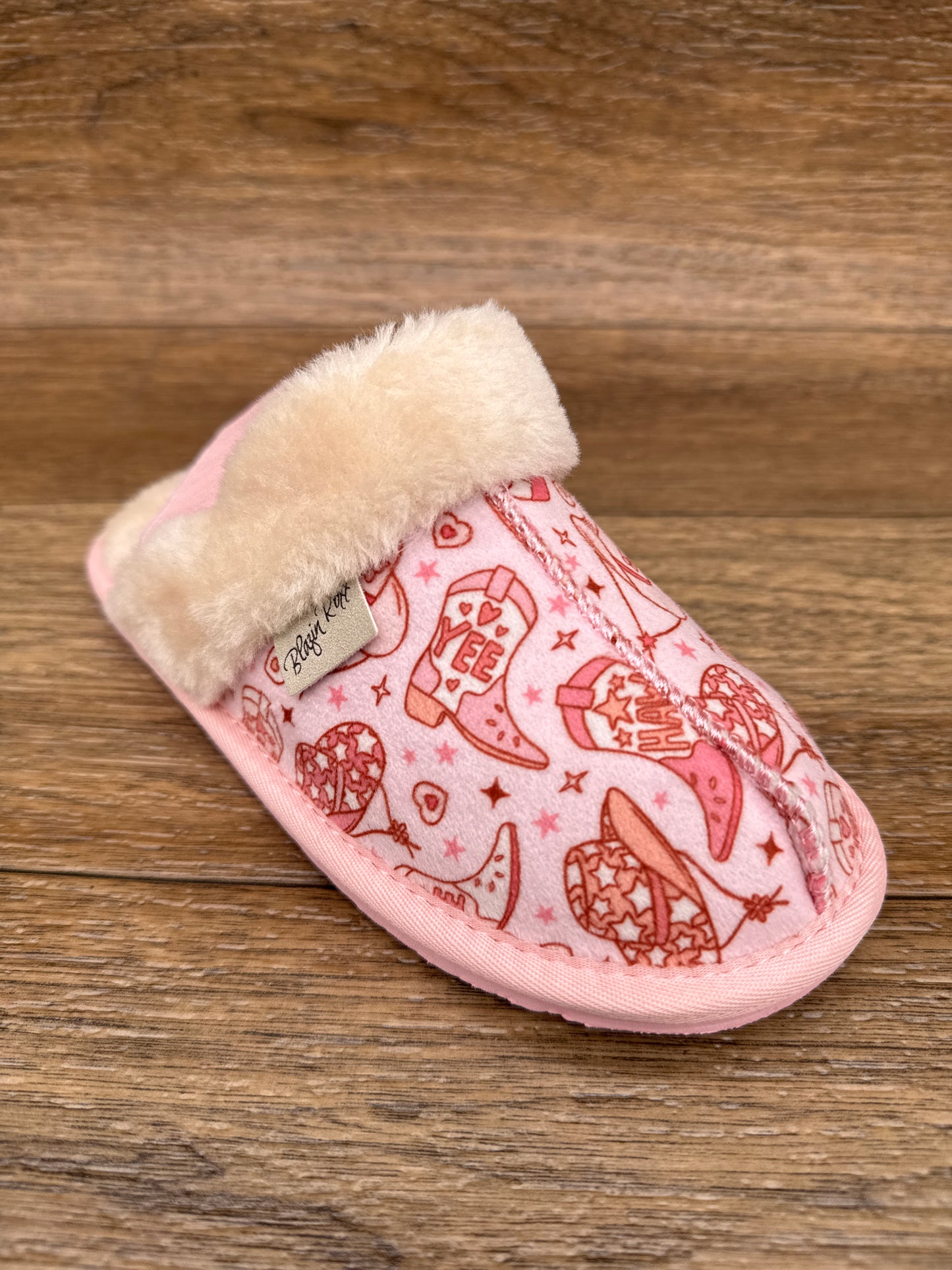 5739027 Youth Maddie Pink Slide Slippers by M&F Western Products