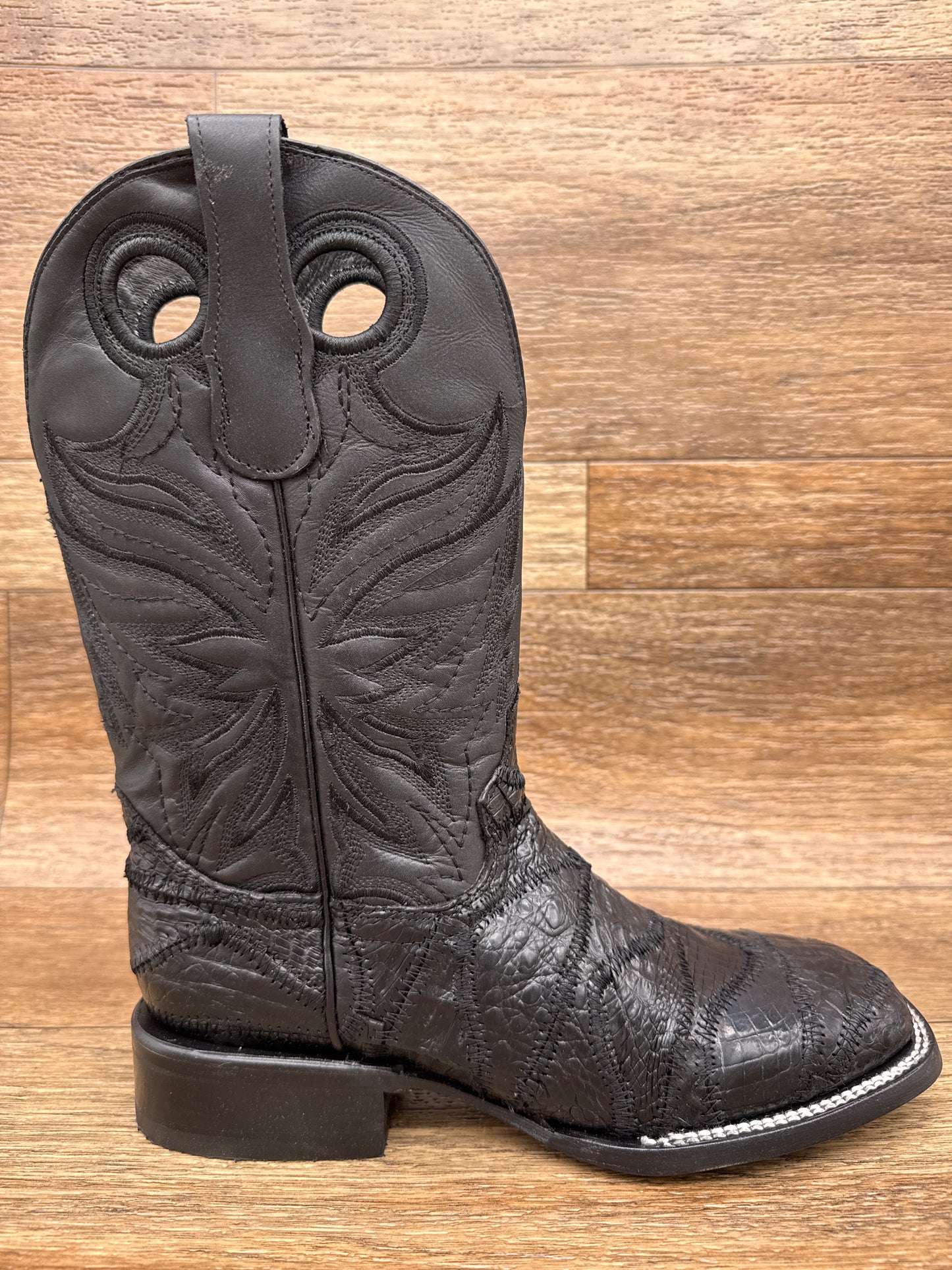 L8010 Men's Circle-G Patchwork Caiman Square Toe by Corral