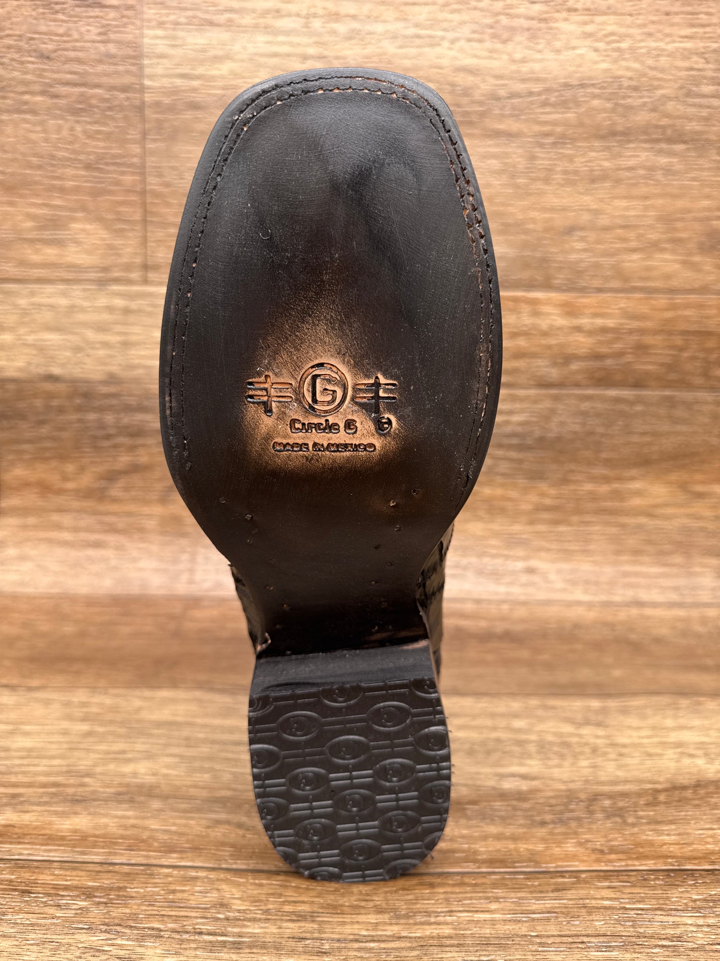 L8010 Men's Circle-G Patchwork Caiman Square Toe by Corral