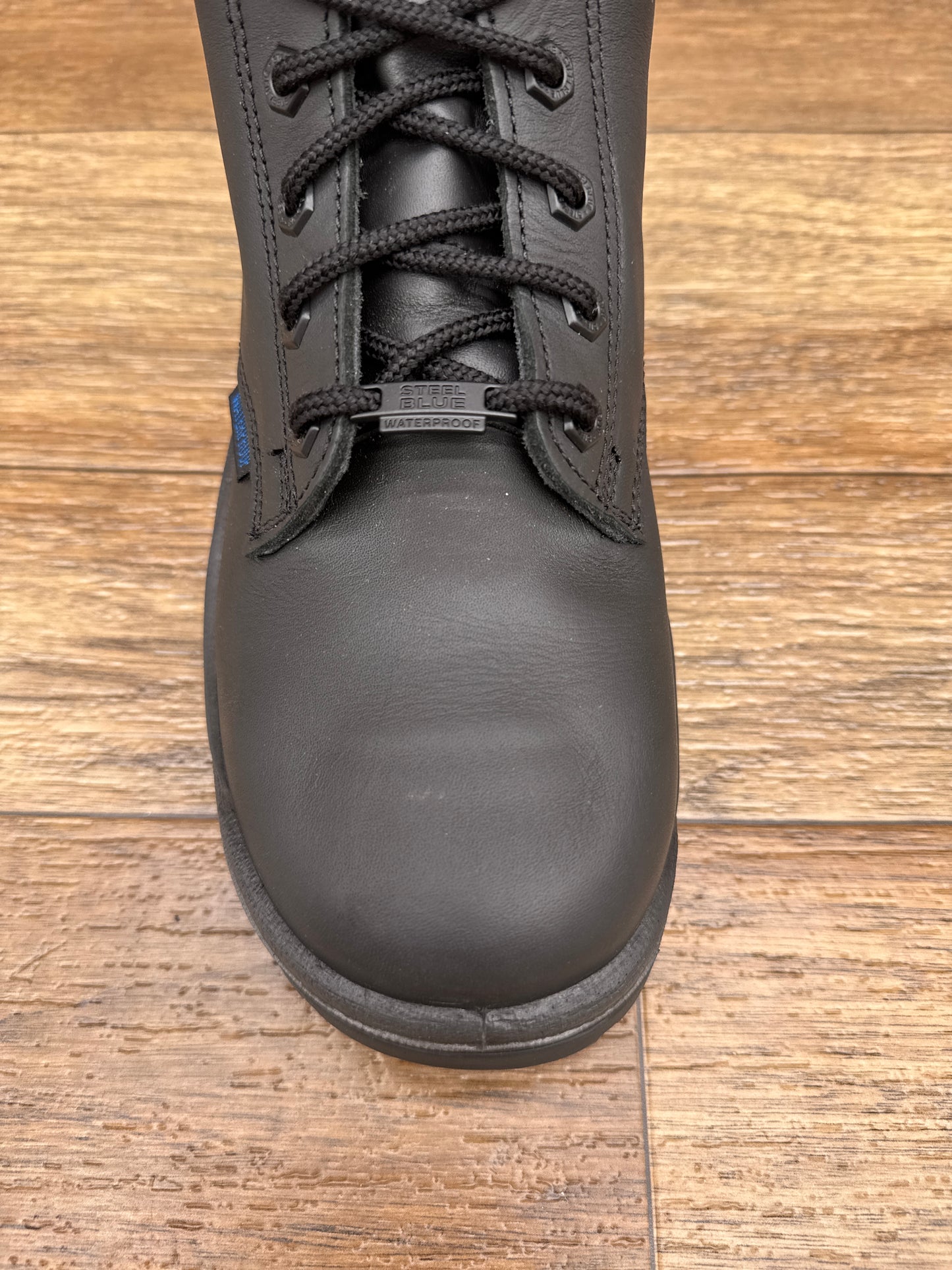 810952 Men's Black Argyle Soft Toe Lace Up Work Boot by Steel Blue