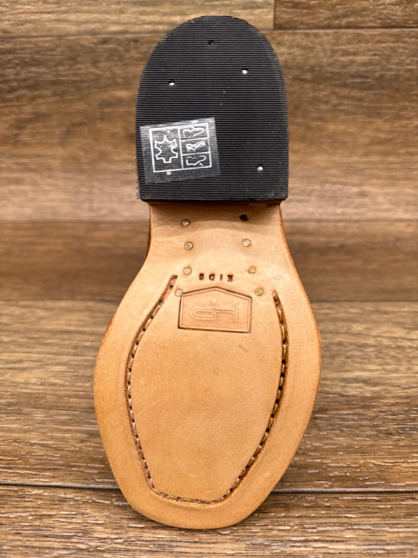 HPK8079 Kid's Old Suede Vamp Square Toe Western Boots by Horse Power