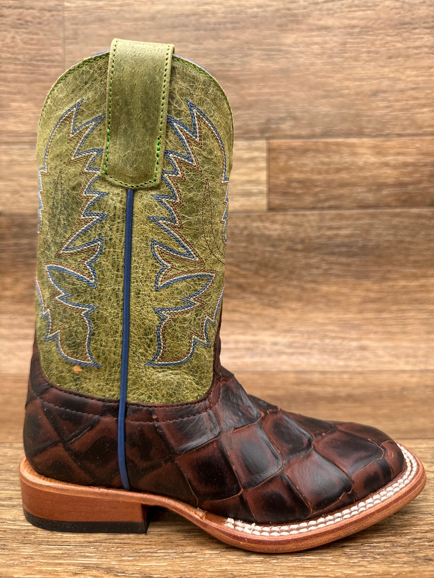 HPK1824 Kid's Filet of Fish Square Toe Western Boots by Horse Power