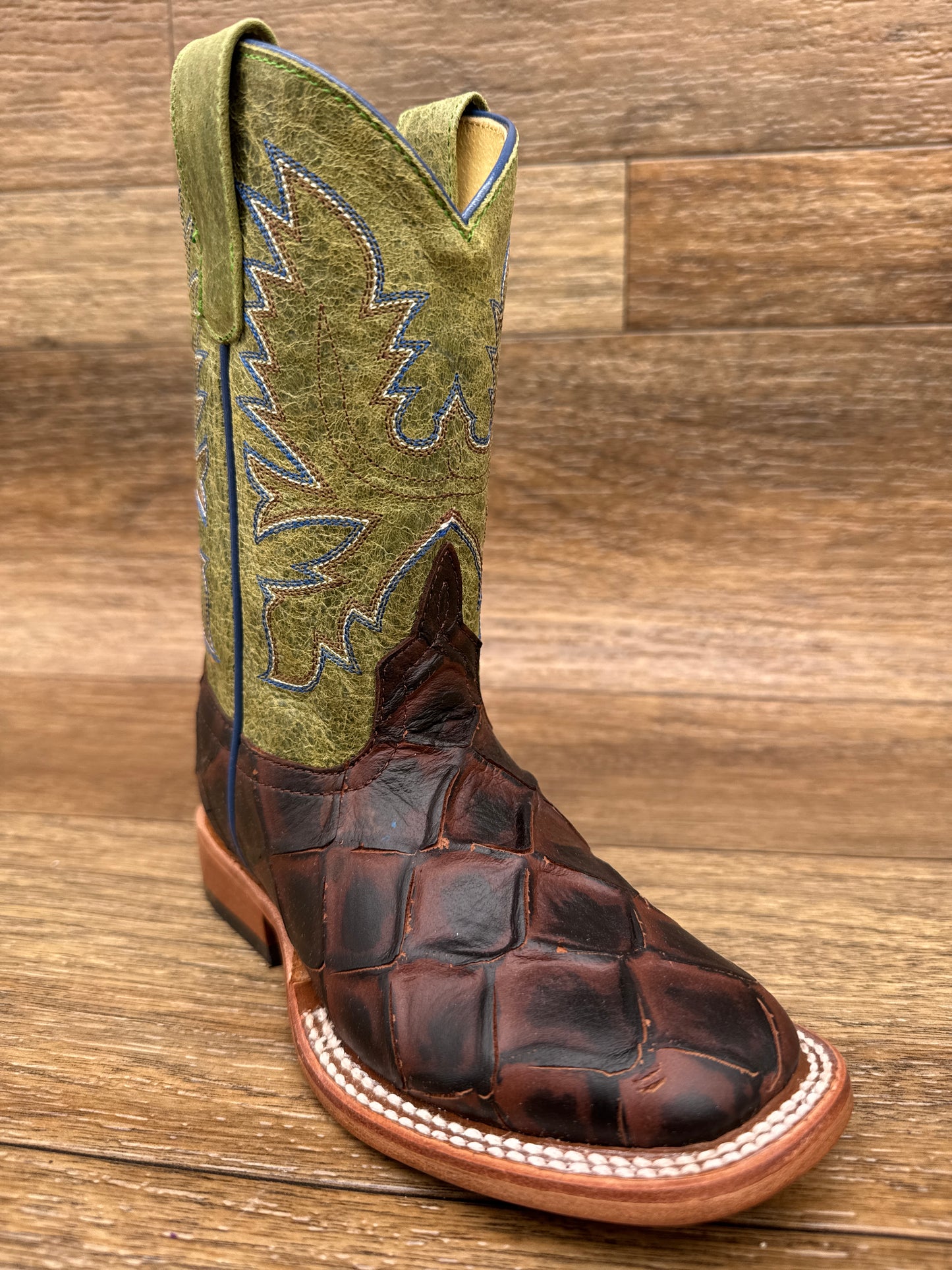 HPK1824 Kid's Filet of Fish Square Toe Western Boots by Horse Power