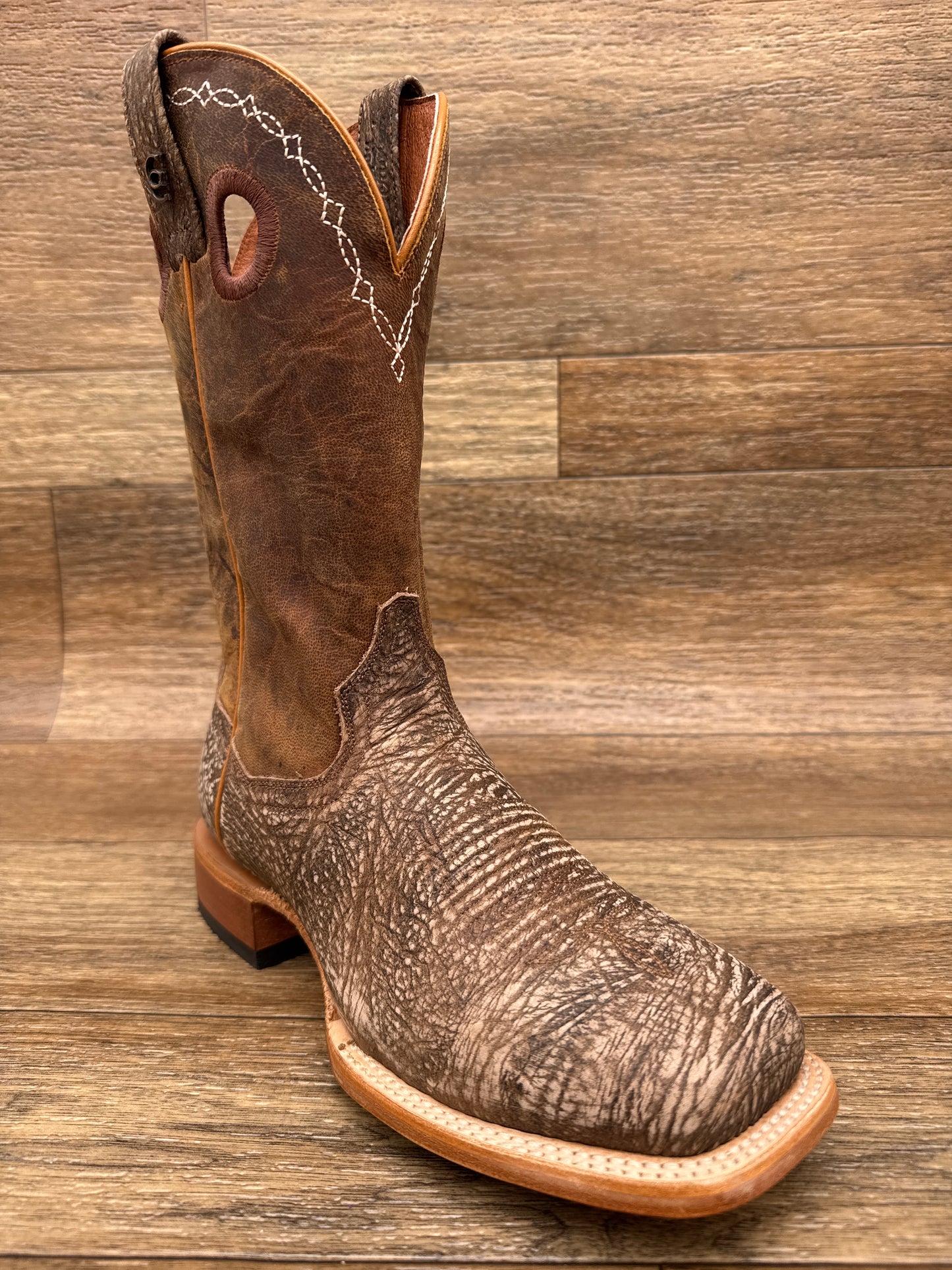 DP5036 Men's Murray Genuine Bison Square Toe Western Boots by Dan Post