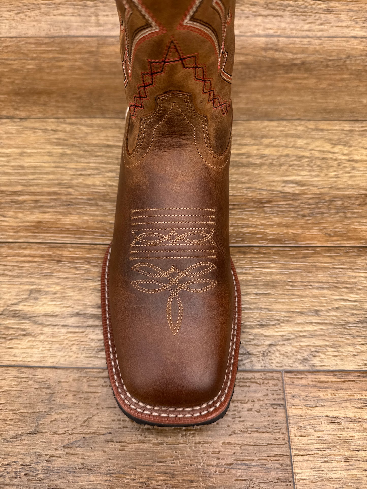 8039 Men's Highway Man Square Toe Leather Boot by Laredo