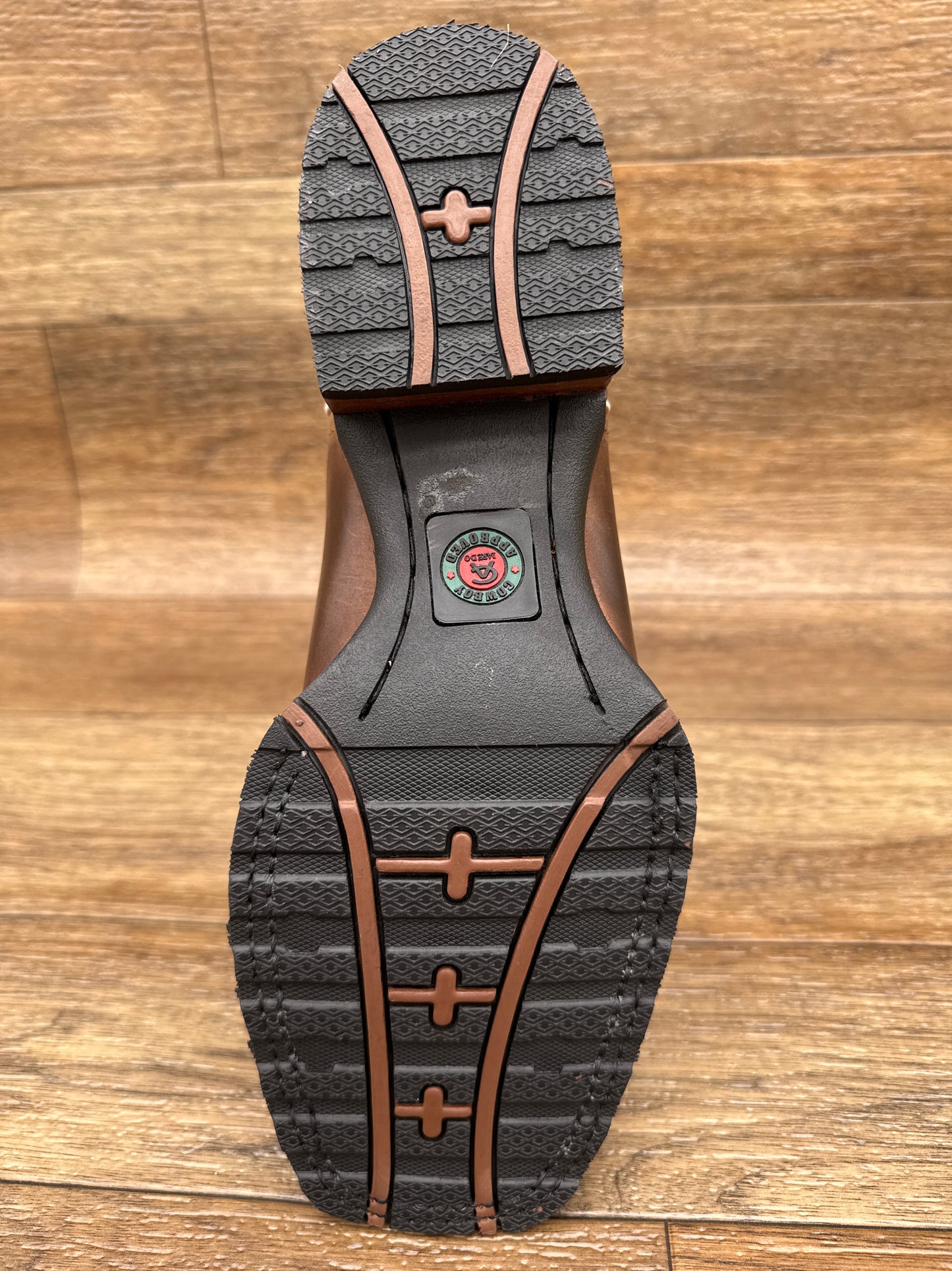 8039 Men's Highway Man Square Toe Leather Boot by Laredo