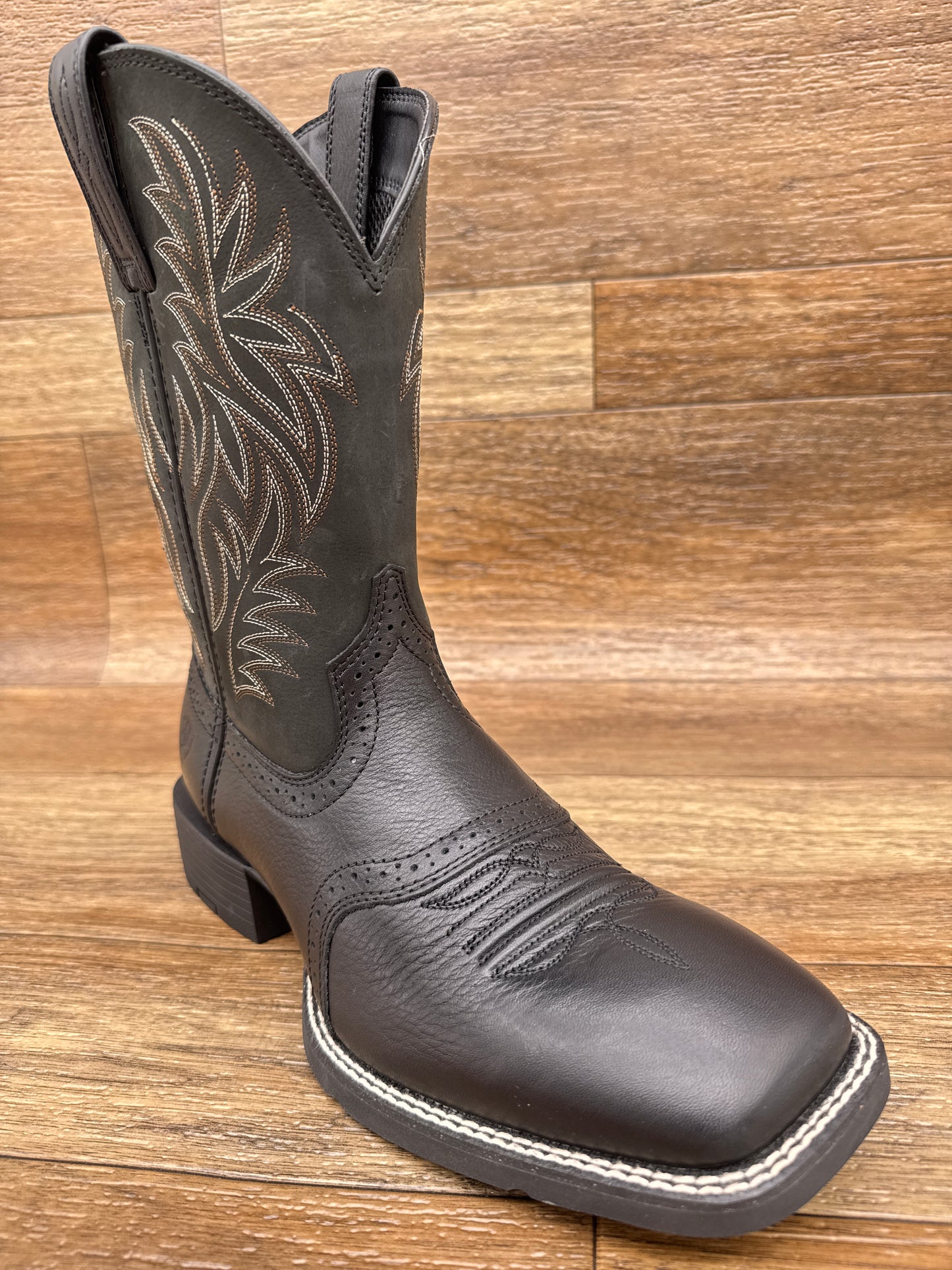 10016292 Men's Sport Black Deertan Western Boot by Ariat