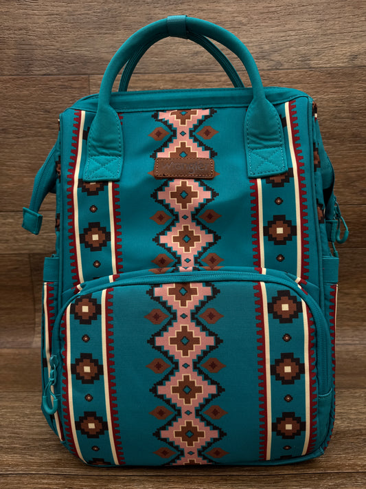 WG2204-9110 Wrangler Aztec Printed Callie backpack