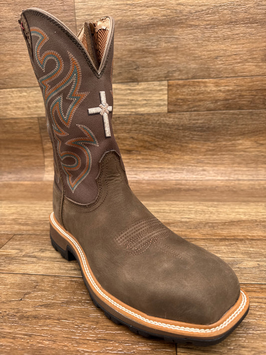 MUN0001 Men's 11 Inch Ultralite X Nano Toe Work Boot by Twisted X