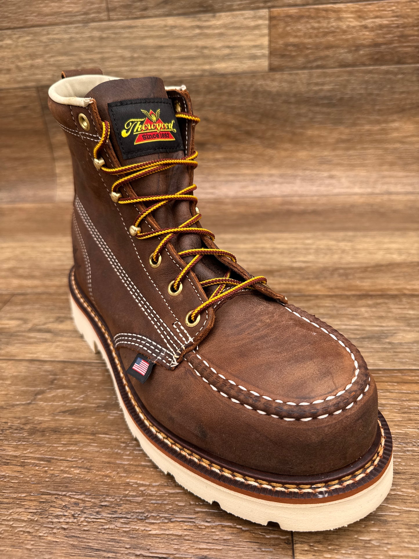 804-4375 Men's 6 Inch Moc Steel Toe Lace Up Work Boot by Thorogood