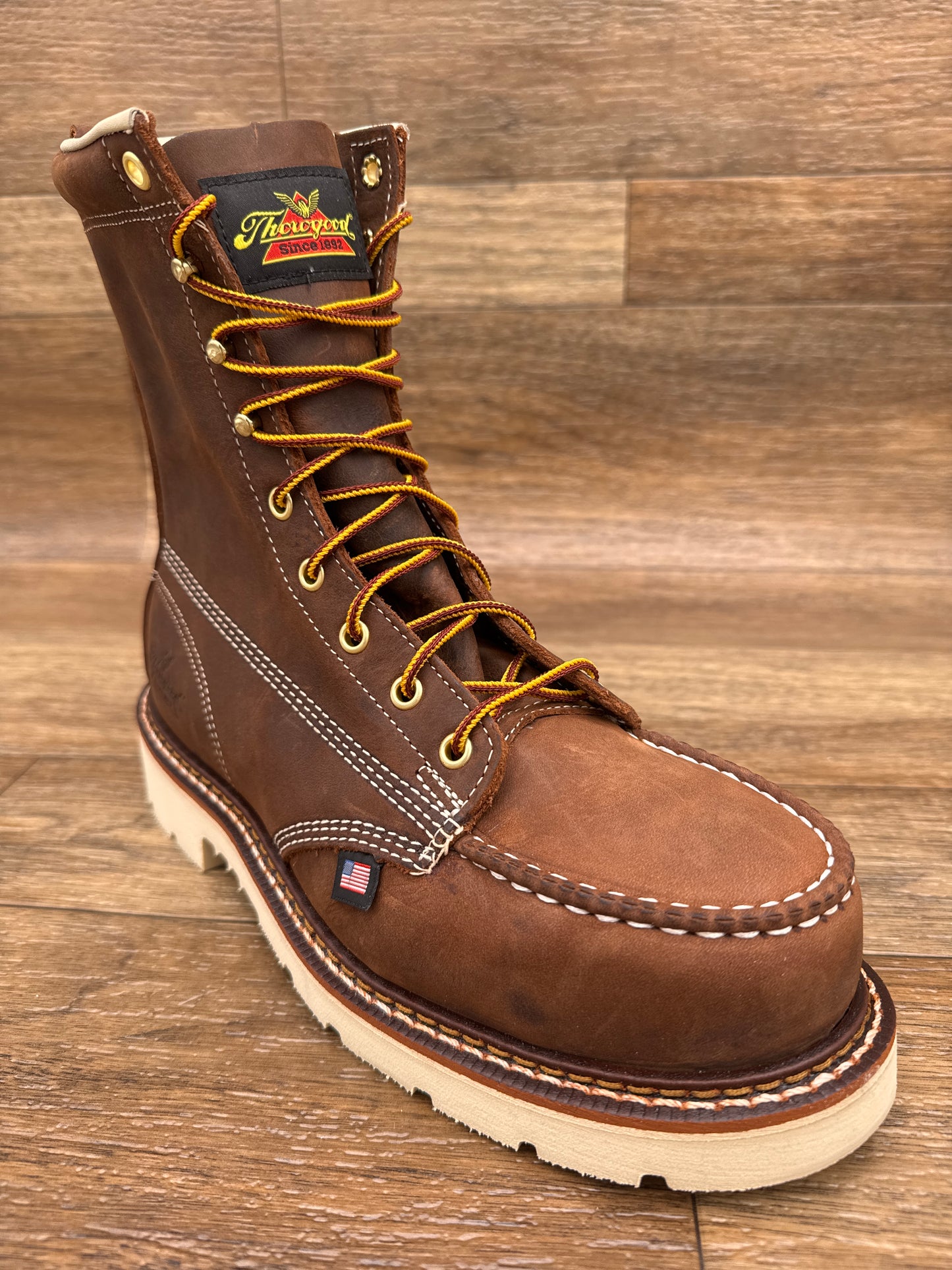 804-4378 Men's 8 Inch Moc Steel Toe Lace Up Work Boot by Thorogood