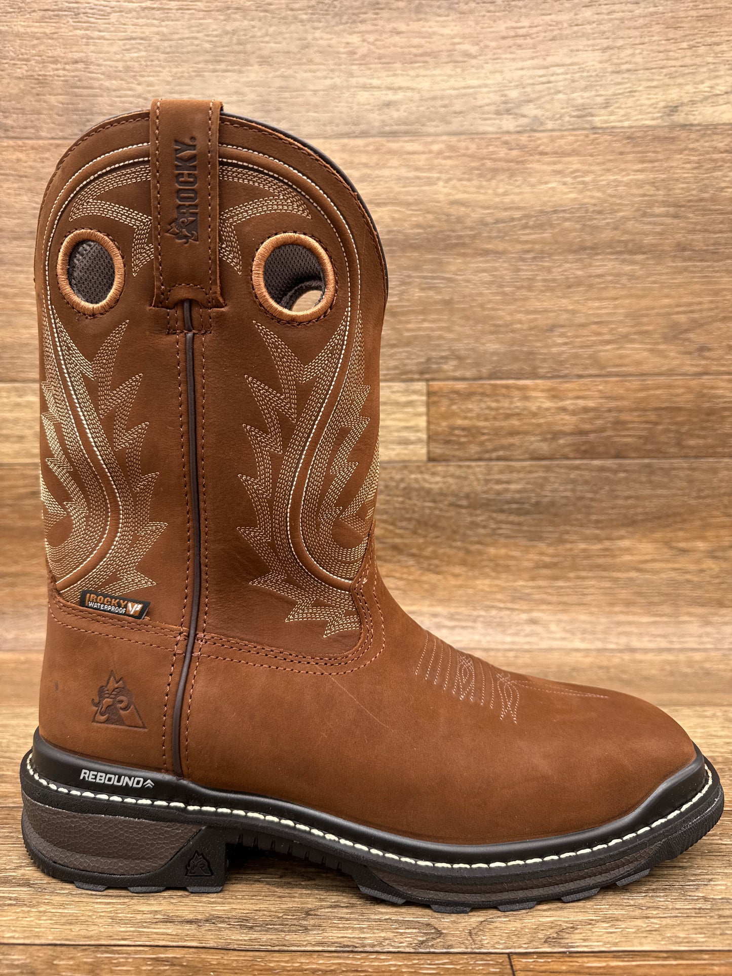 RKW0421 Men's Ram's Horn Safety Toe Waterproof Work Boots by Rocky