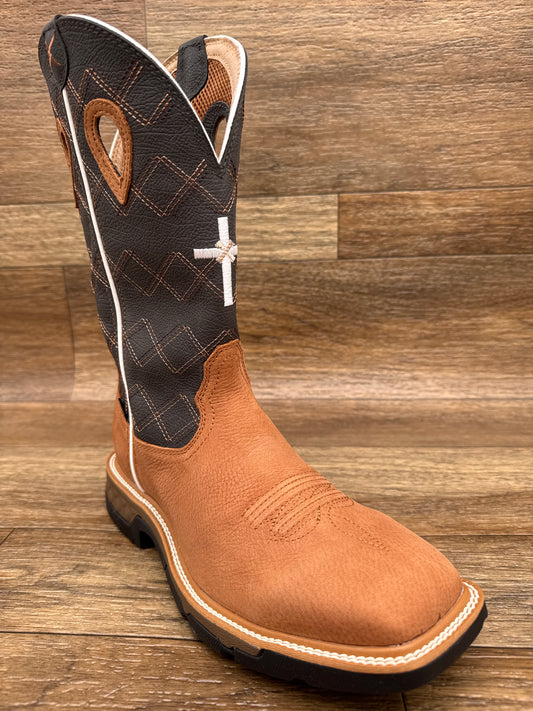 MXBW010 Men's 12 inch Soft Toe Waterproof Work Boot by Twisted X