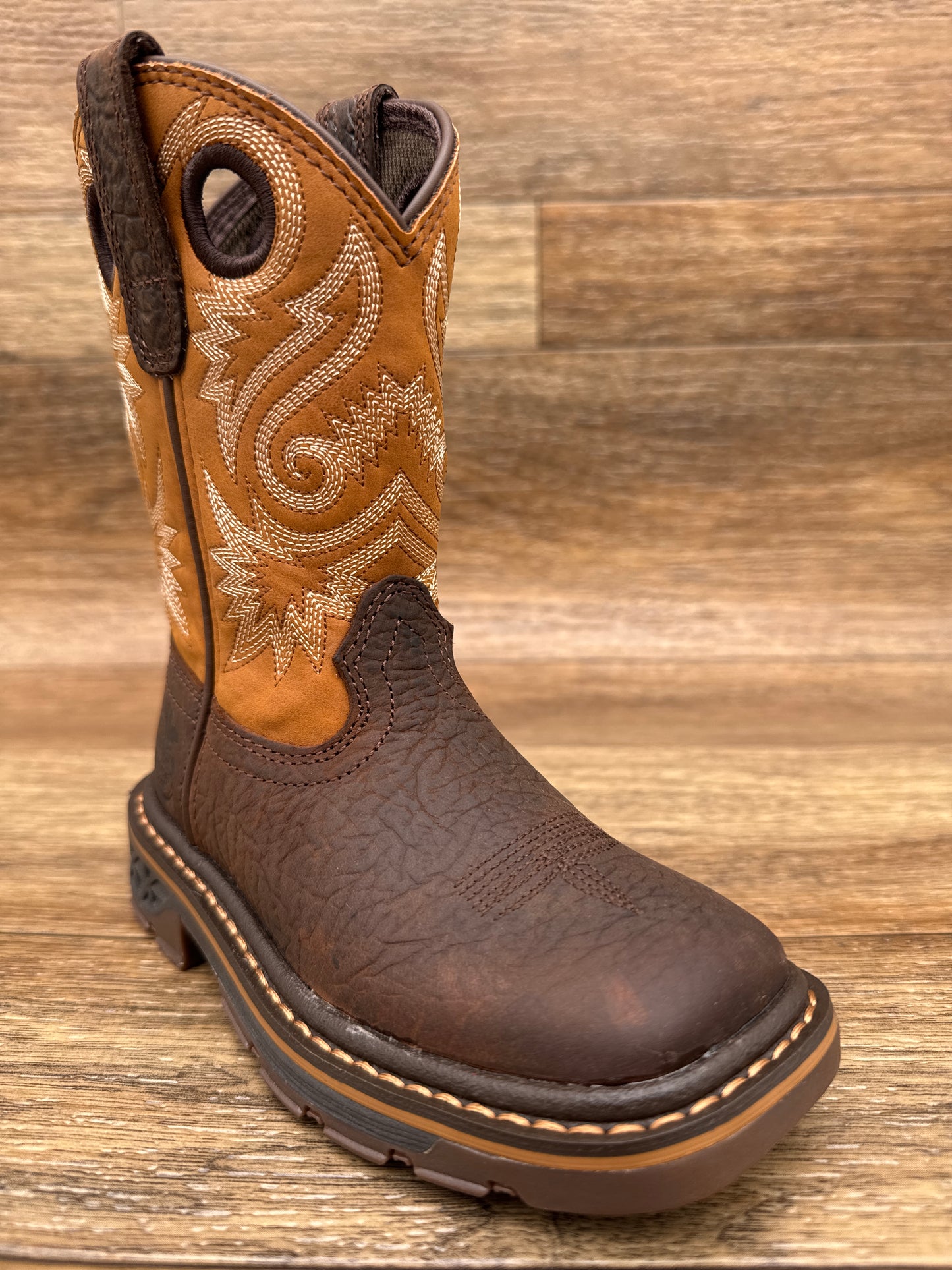 GB00745 Kid's Carbo-Tec FLX Square Toe Work Boots by Georgia
