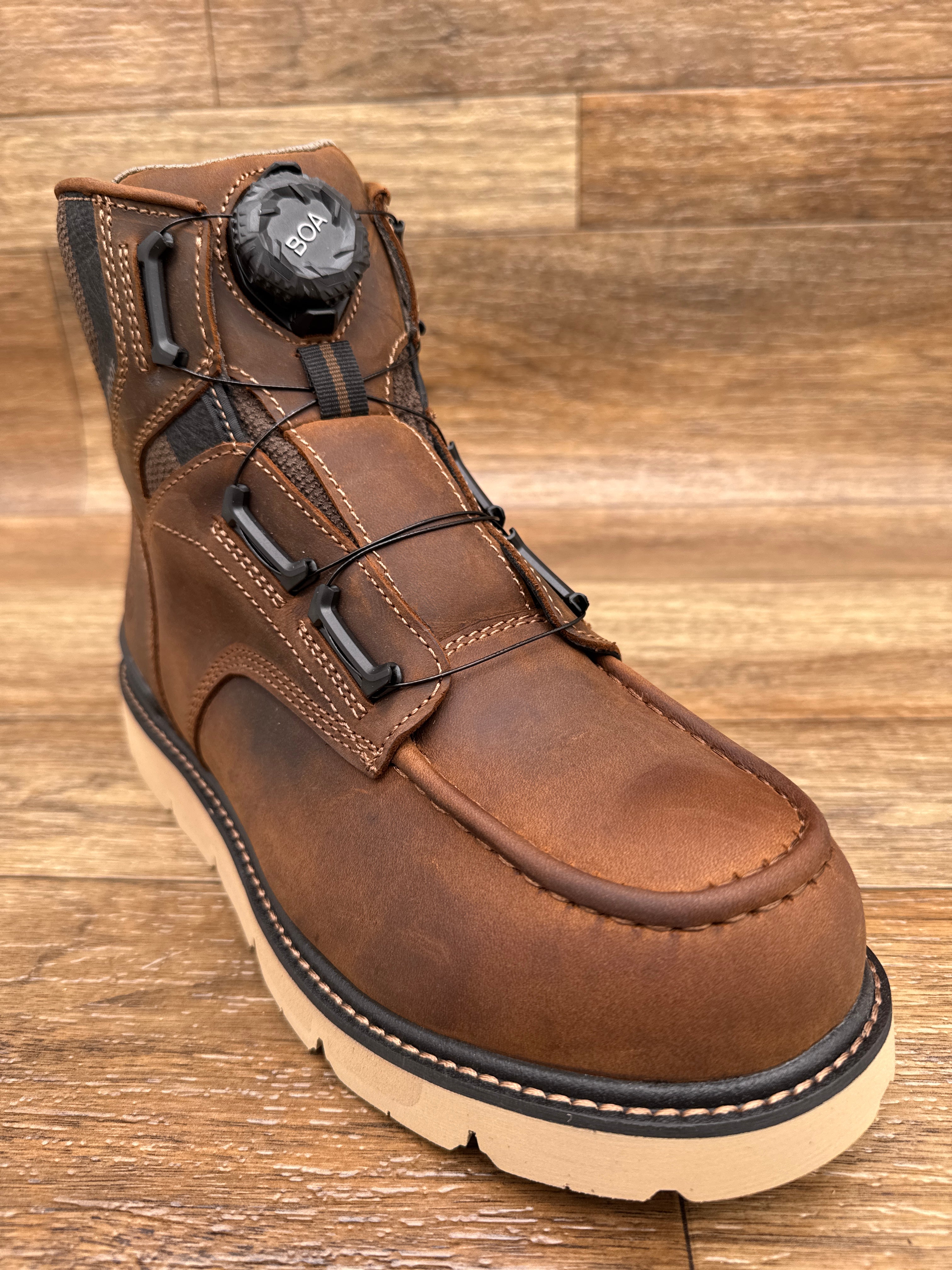 GB00729 Men's Carbon Toe Flex Wedge Boa Work Boot by Georgia
