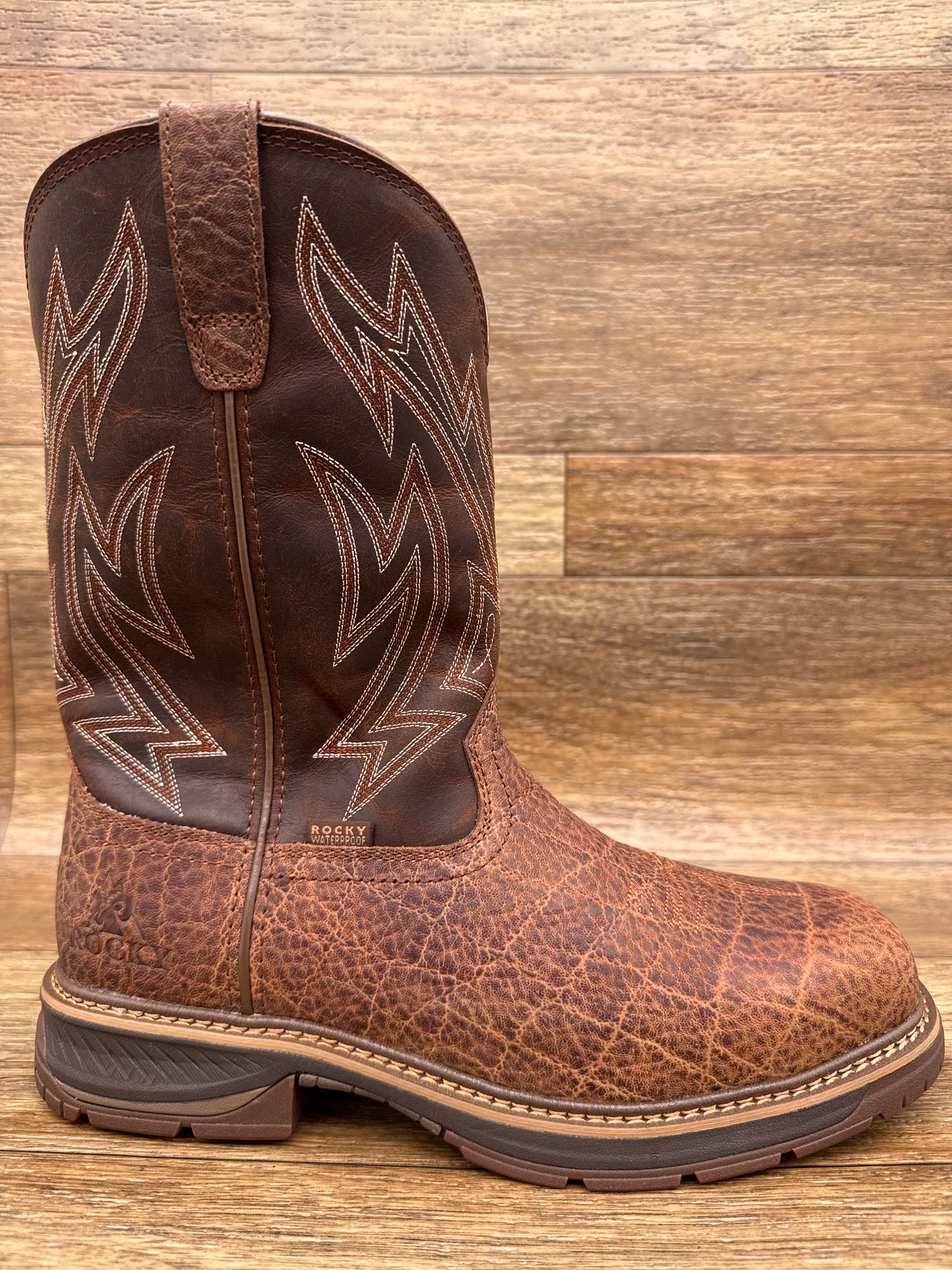 RKW0475 Men's Carbon Toe Western/Work Boot by Rocky