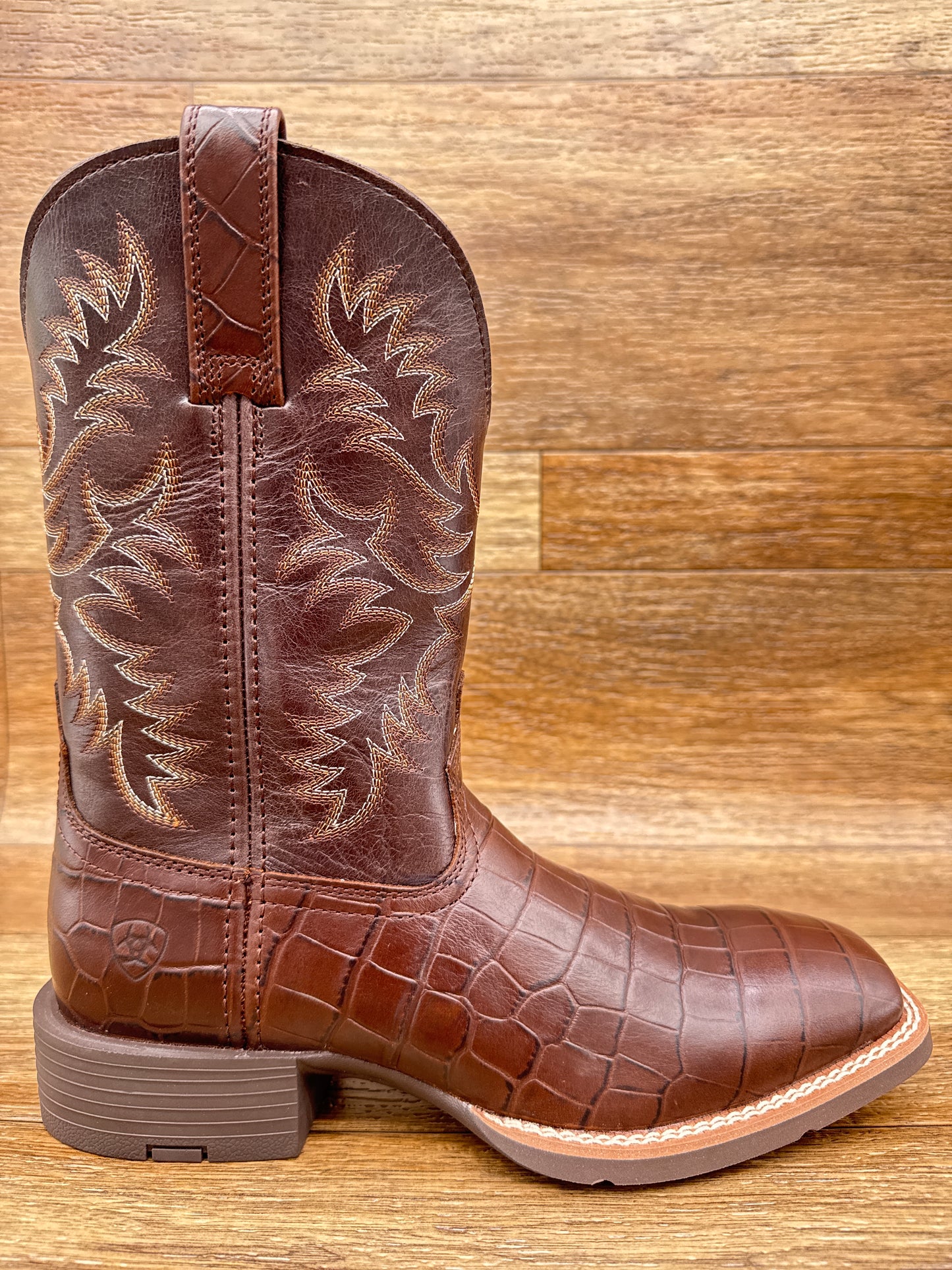 10074167 Men's Sport Latigo Square Toe Western Boot by Ariat