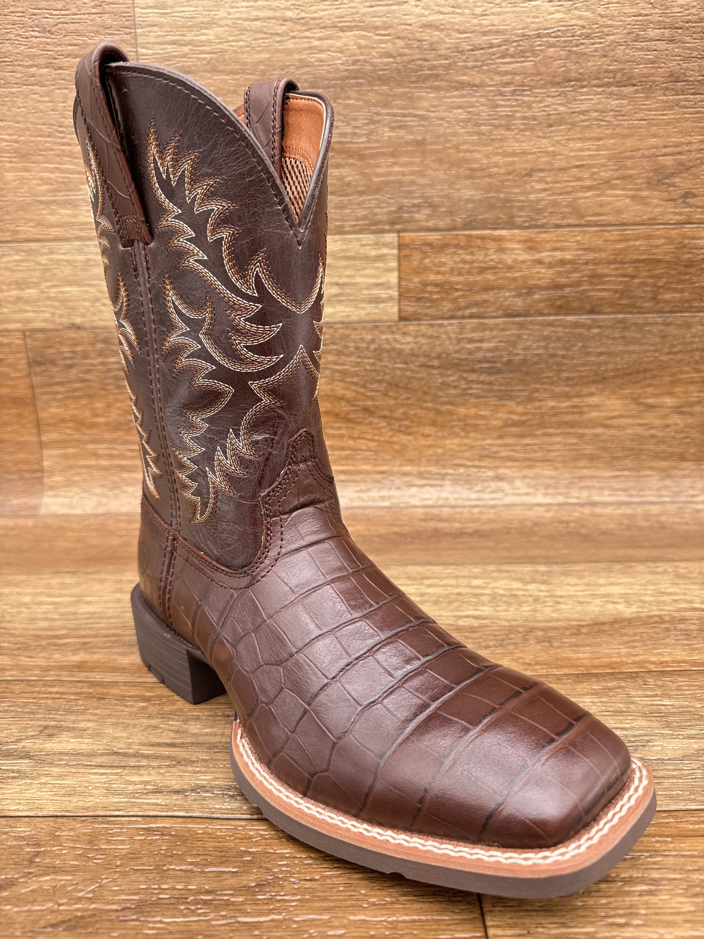 10074167 Men's Sport Latigo Square Toe Western Boot by Ariat