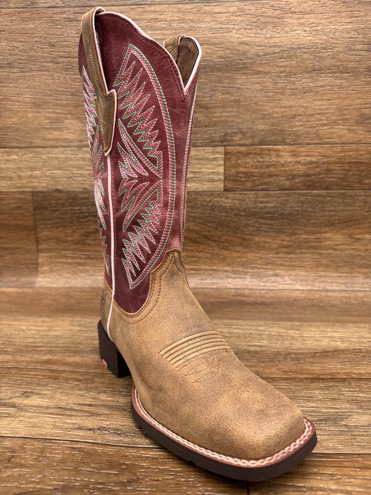 10074331 Women's Round Up Ruidoso Square Toe Western Boot by Ariat