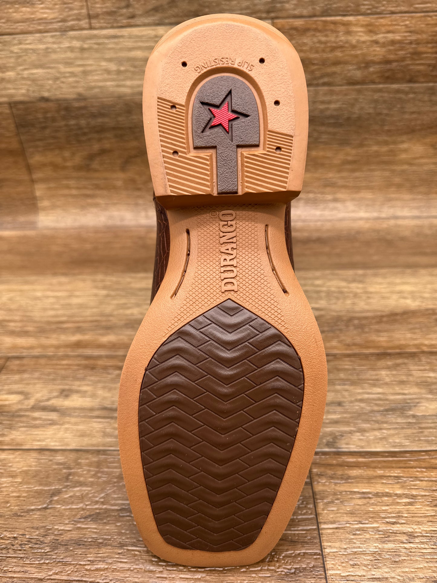 DDB0530 Men's Square Toe Cowhide Croc Print Western Boots by Durango