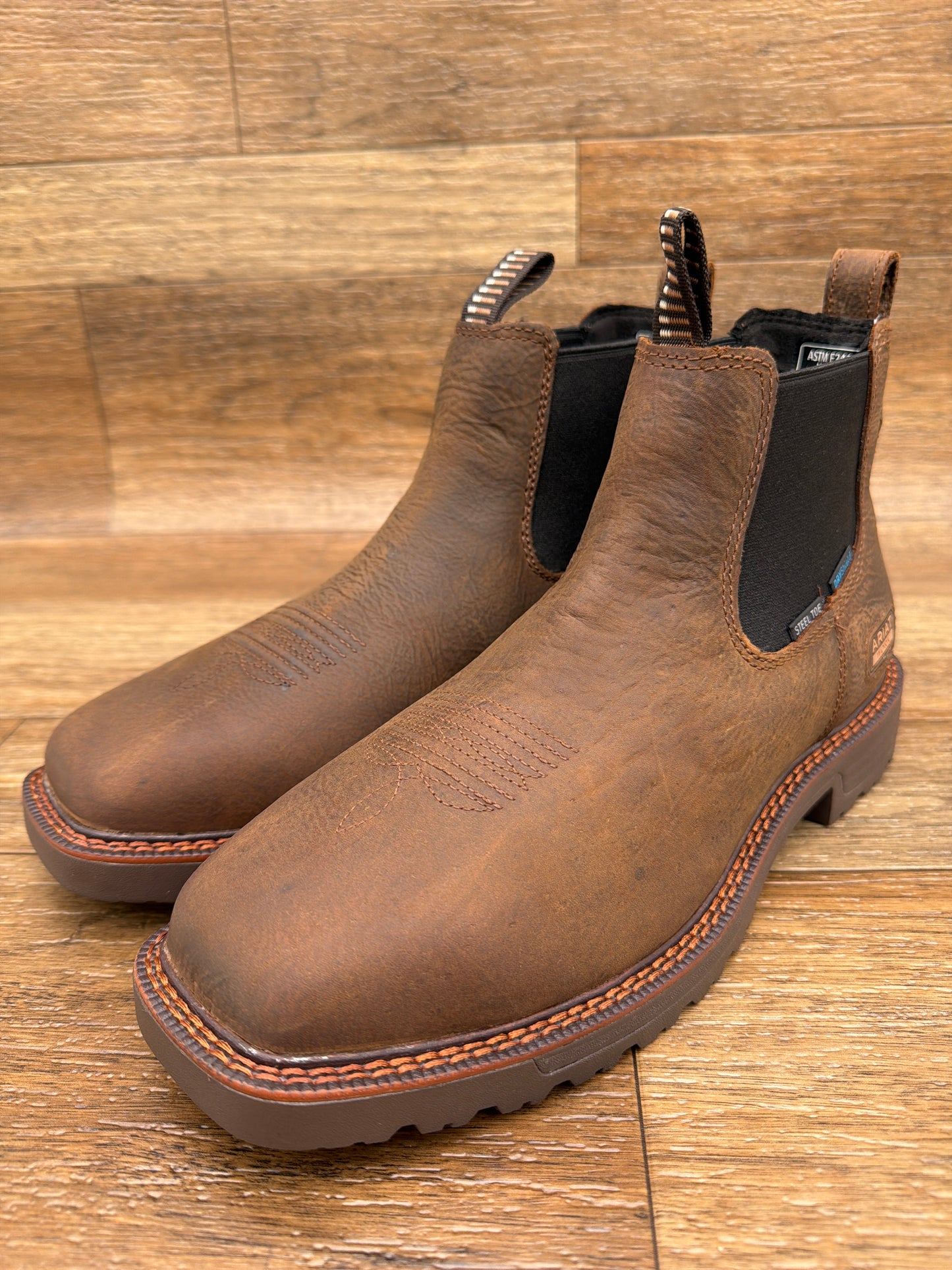 10074284 Men's Steel Toe Activator Waterproof Chelsea Boot by Ariat
