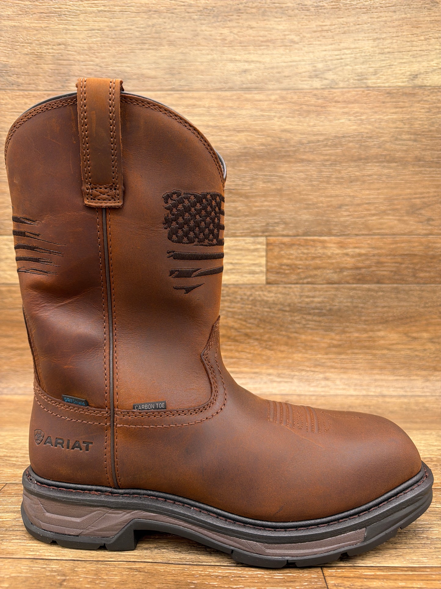 10036002 Men's Workhog XT Patriot Waterproof Carbon Toe Work Boot by Ariat