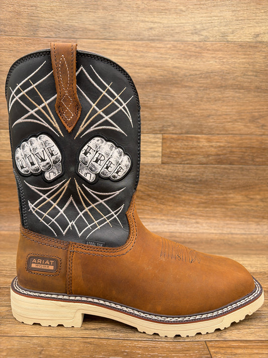 10074288 Men's Steel Toe Activator Live Free Work Boot by Ariat