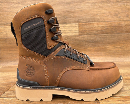 GB00756 Men's Lace Up Waterproof Carbon Toe Work Boot by Georgia