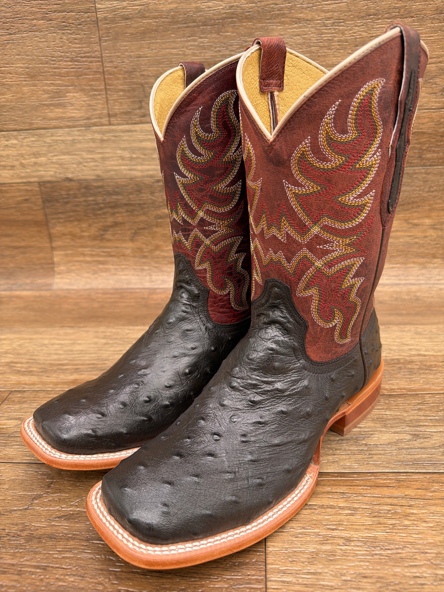 RN3574 Men's Blaine Requill Smooth Ostrich Western Boots by Tony Lama