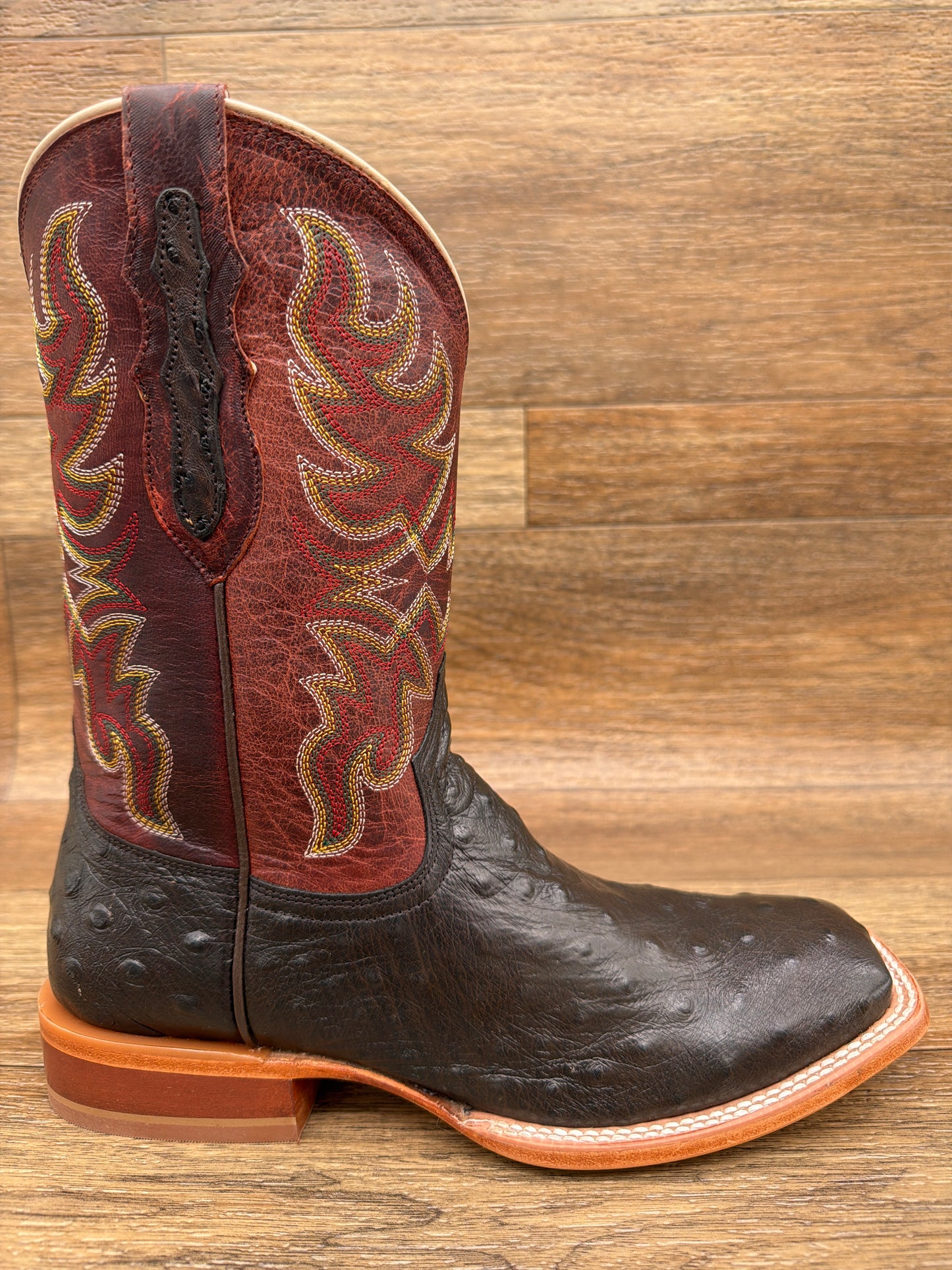 RN3574 Men's Blaine Requill Smooth Ostrich Western Boots by Tony Lama