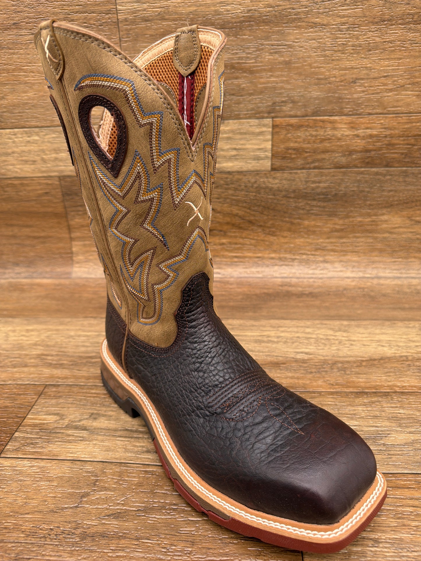 MXBN008 Men's Cell Stretch Nano Safety Toe Work Boots by Twisted X