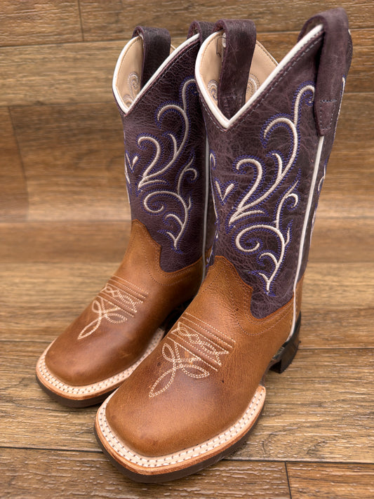 BSC2013 Kid's Square Toe Western Boots by Old West