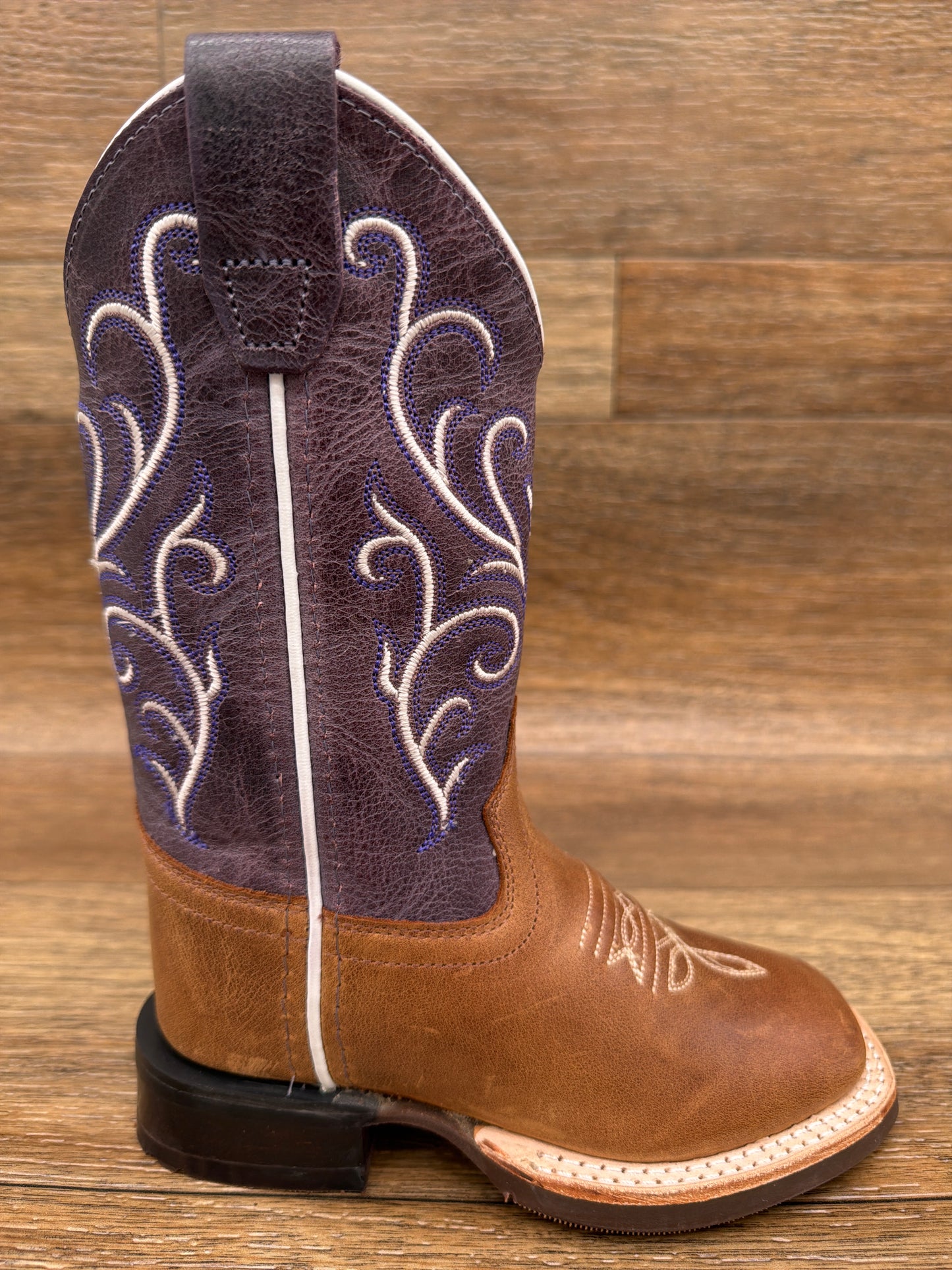 BSC2013 Kid's Square Toe Western Boots by Old West