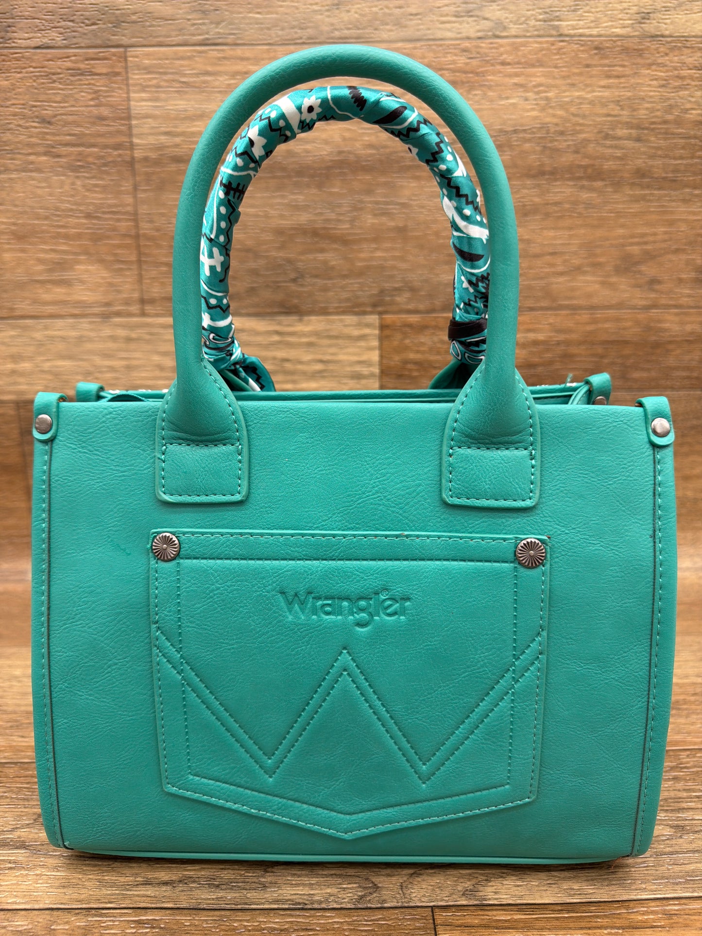 WG331-8120S Wrangler Braided Desert Paisley Handbag Collection by Montana West